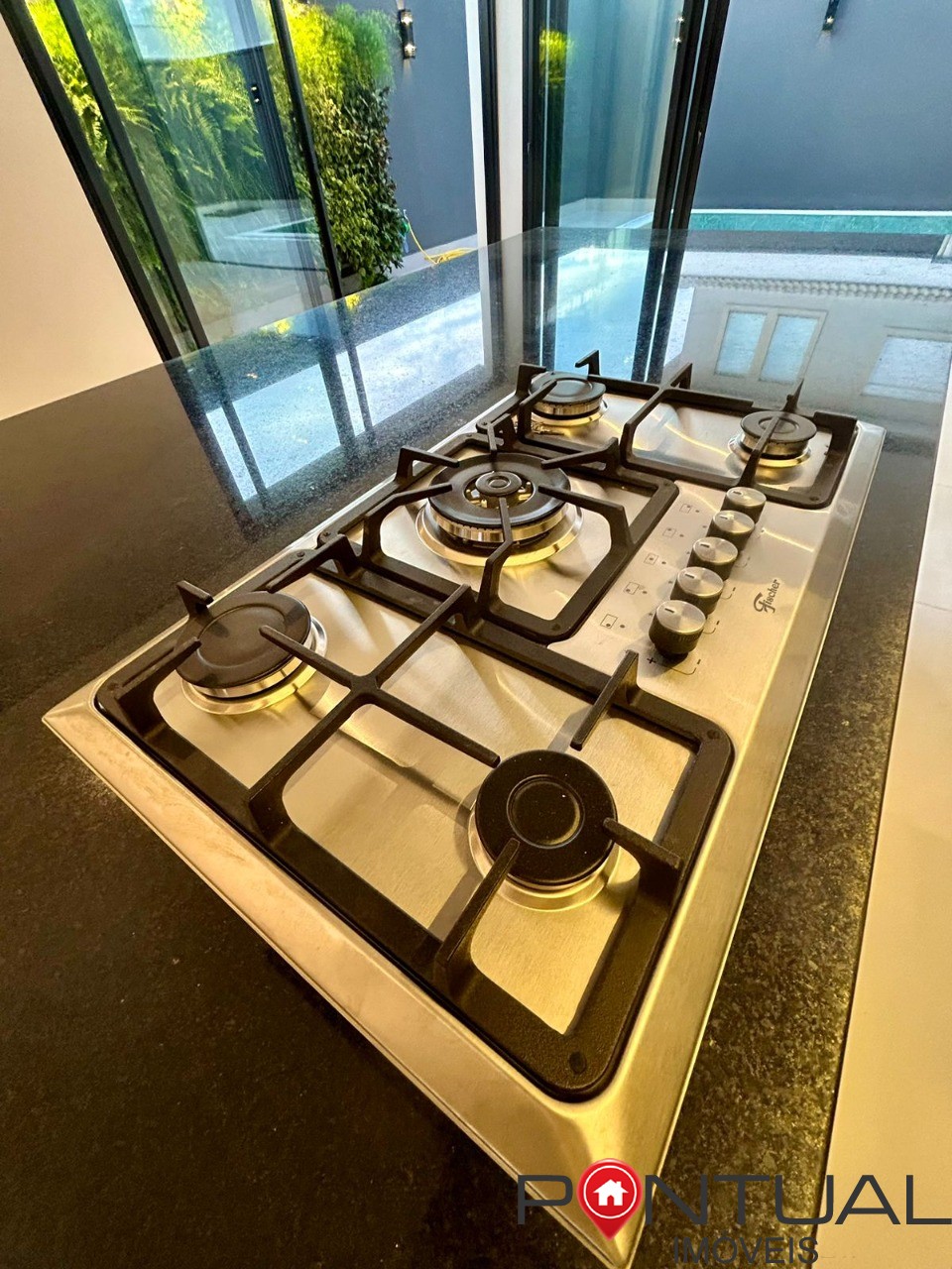 Casa à venda Marília Terras da Fazenda Casa luxo piscina 3 suítes closet aceita permuta Pontual Imóveis - sua imobiliária em Marília de confiança