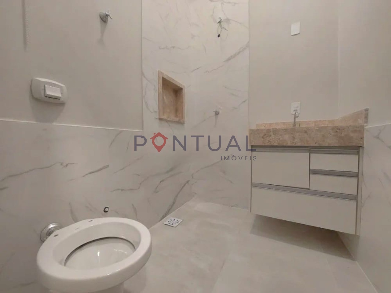 Casa à Venda Palmital 3 Quartos Suíte Área Gourmet R$ 459.990 - Conceito Aberto! Pontual Imóveis sua imobiliária em Marília