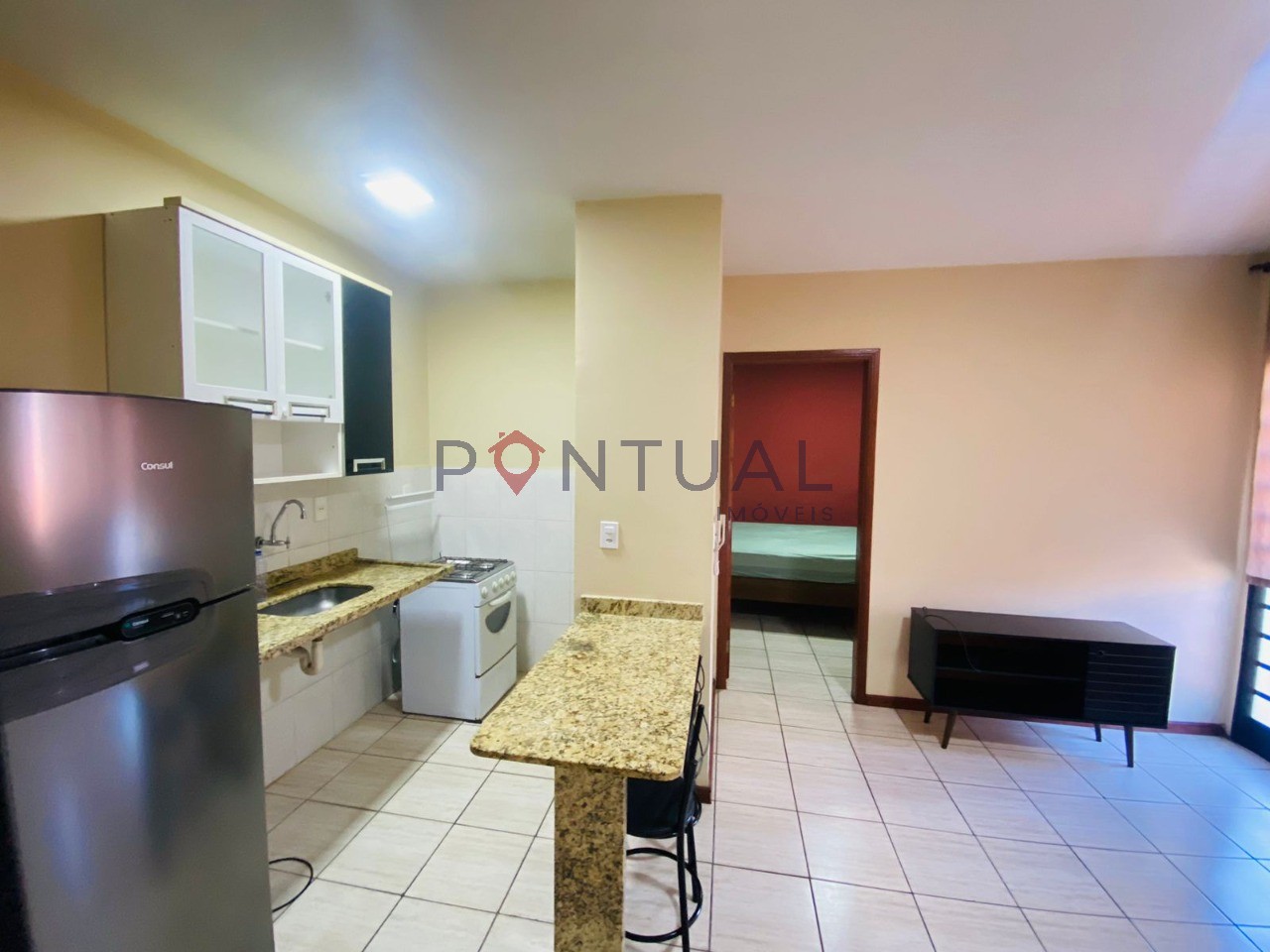 Apartamento à venda em marília-sp, boa vista: 1 quarto, 1 sa