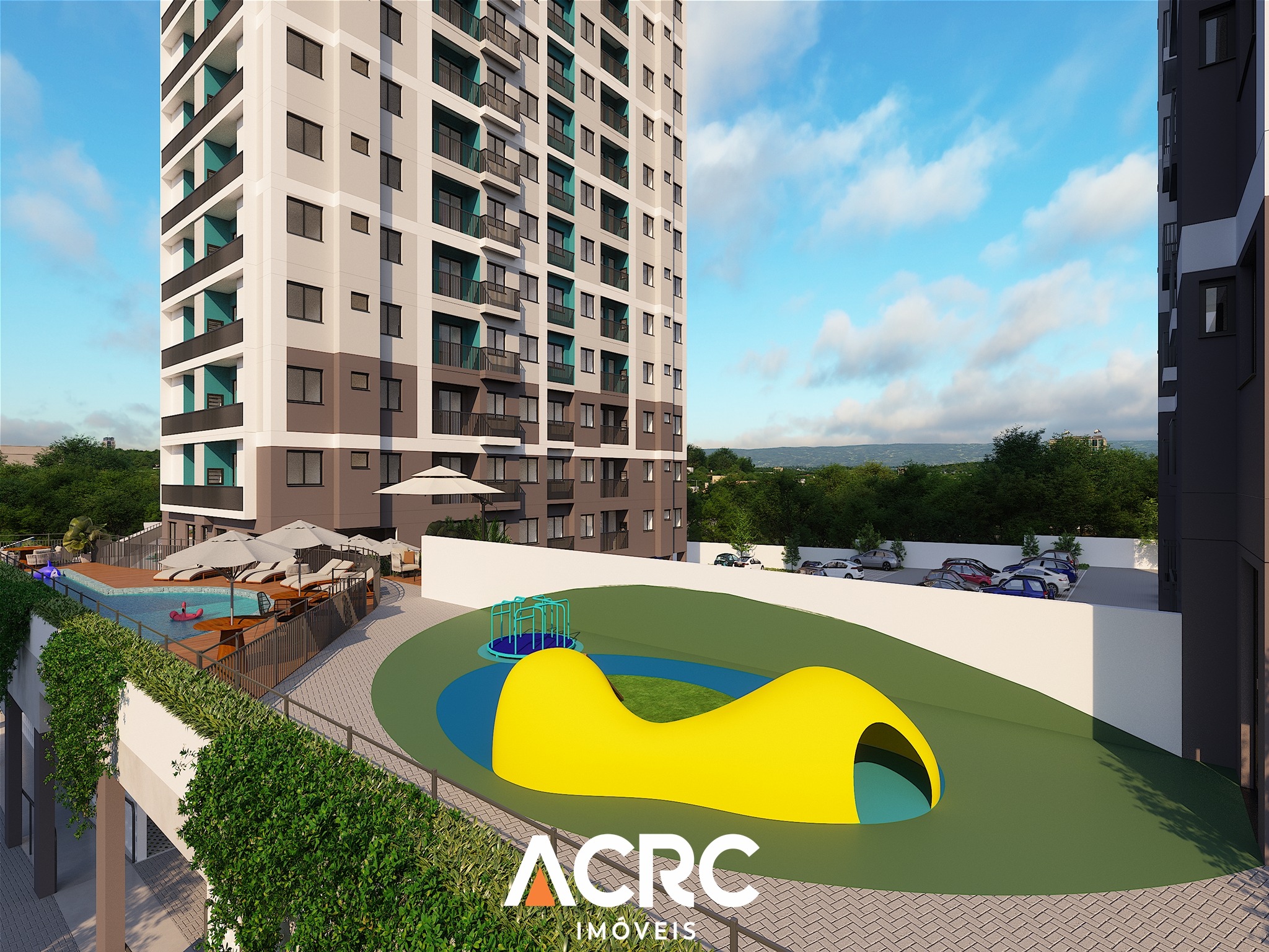 ACRC IMÓVEIS - Lançamento - Apartamento com 02 dormitórios sendo 01 suíte no bairro Fortaleza - foto 1