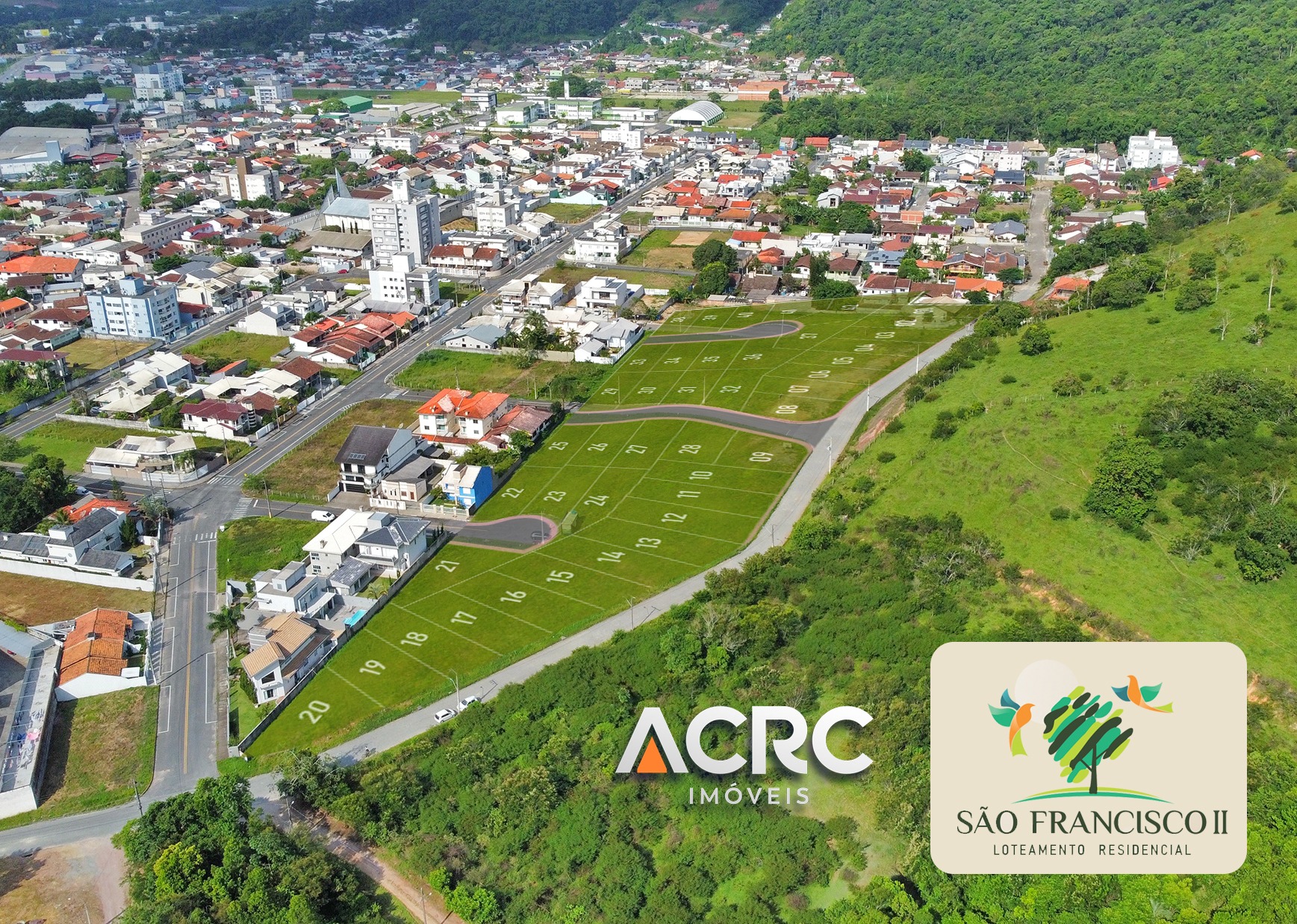 ACRC Imóveis - TE00924 - Lote à Venda em Blumenau no Bairro Bela Vista em Gaspar - foto 1