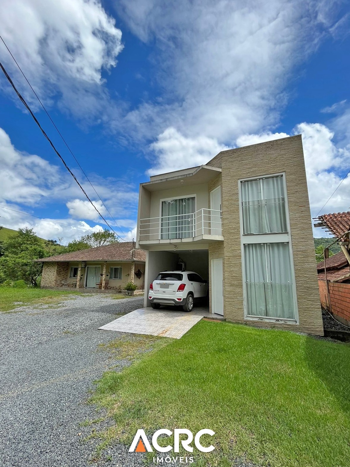 Terreno com 02 casas e galpão para venda no bairro Belchior Central em Blumenau | ACRC Imóveis - foto 1