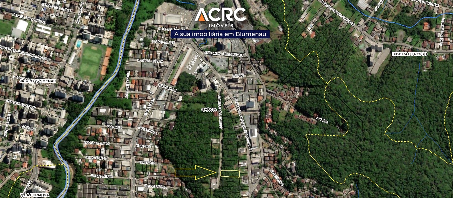 ACRC Imóveis - Terreno a venda no Bairro Garcia — foto 2