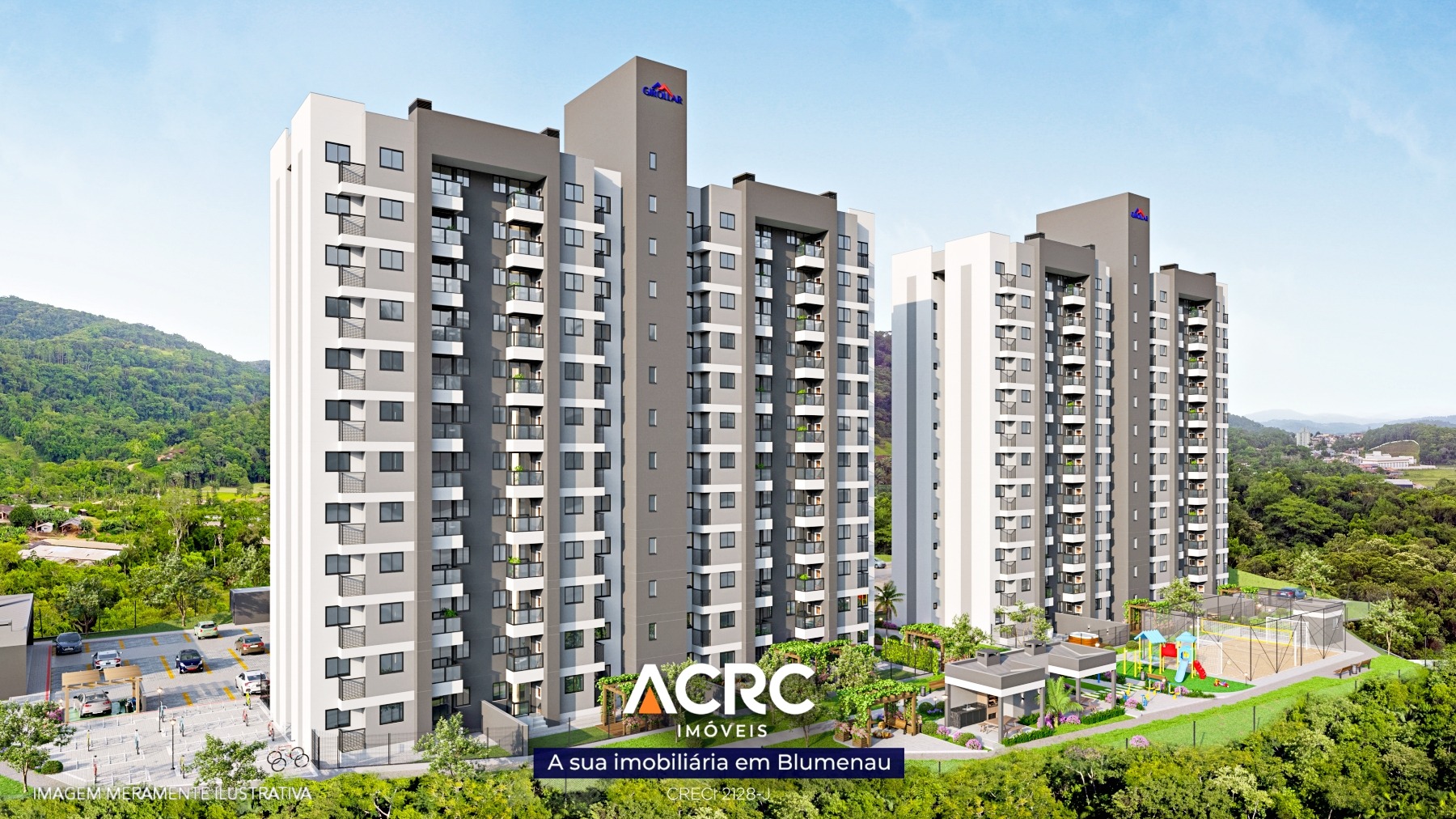 ACRC Imóveis - AP08696 - Apartamento para Venda no Bairro Itoupavazinha - foto 1