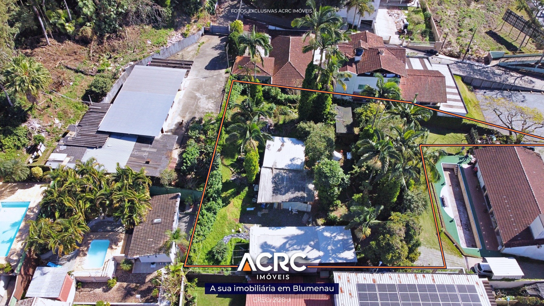 ACRC Imóveis - TE01222 - Terreno com 1.438,57m para Venda no Bairro Itoupava Central — foto 4