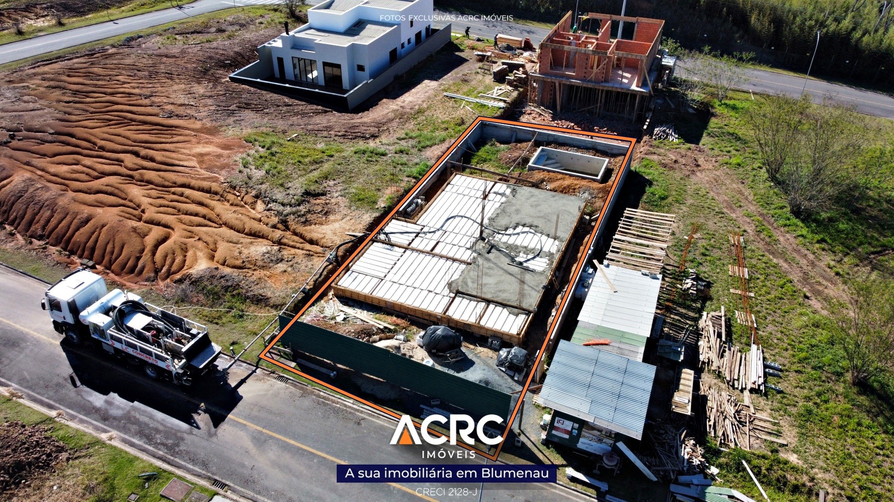 ACRC Imóveis - Lote em loteamento fechado com área de 359,37 no bairro Ponta Aguda — foto 3