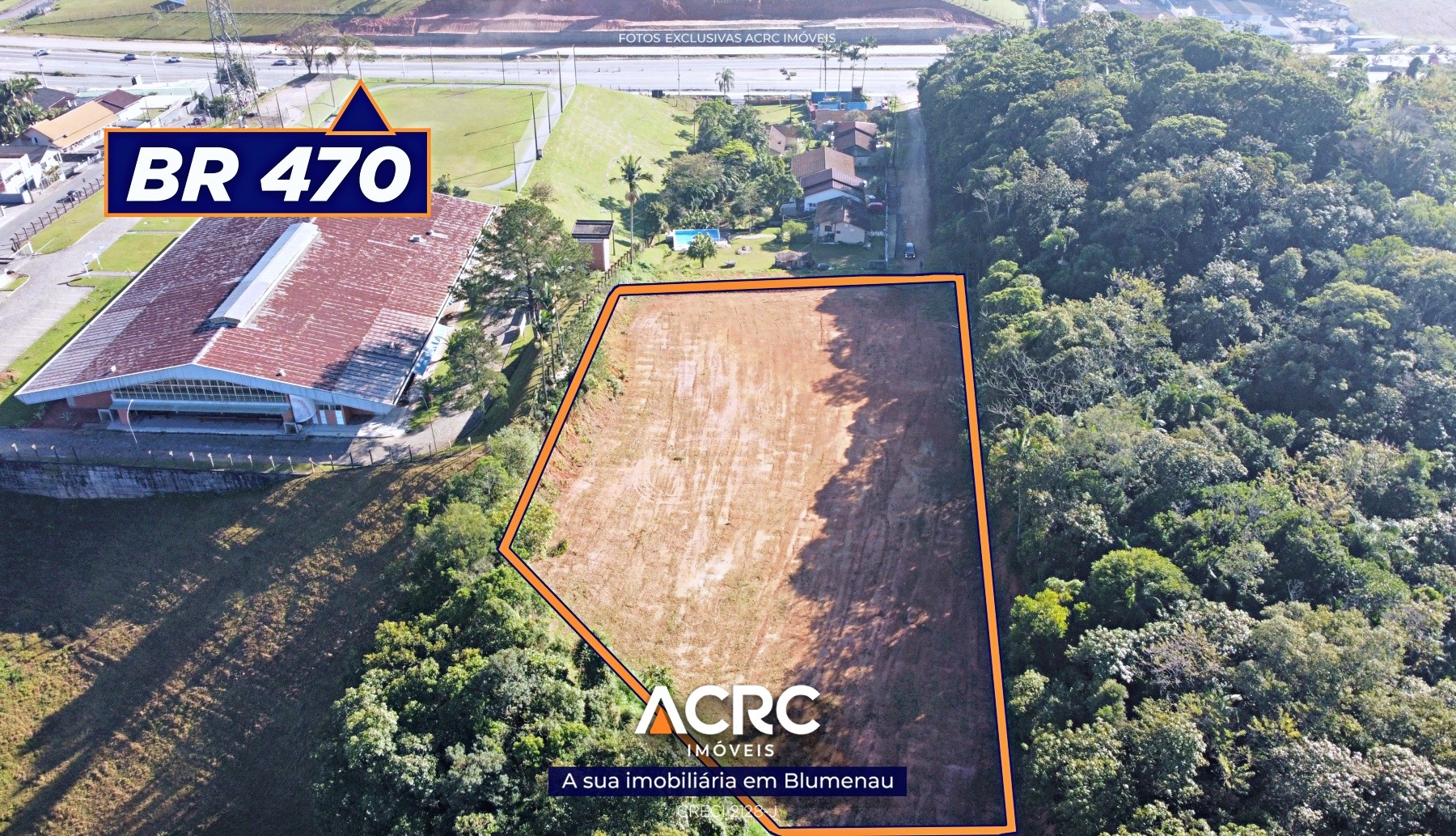 ACRC Imóveis - TE01225 - Terreno pronto para construir para Venda no Bairro das Torres em Indaial - foto 1