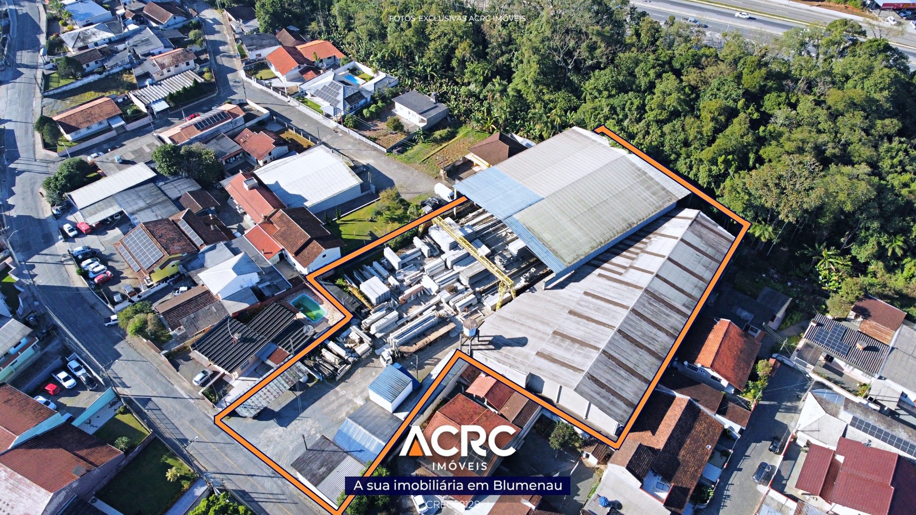 ACRC Imóveis - TE01224 - Terreno para compra no Bairro Badenfurt - foto 1