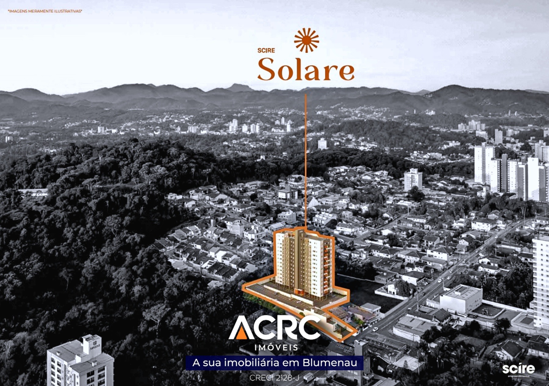 ACRC Imóveis - AP09498 - Apartamento em construção a Venda no Bairro Escola Agrícola em Blumenau — foto 2