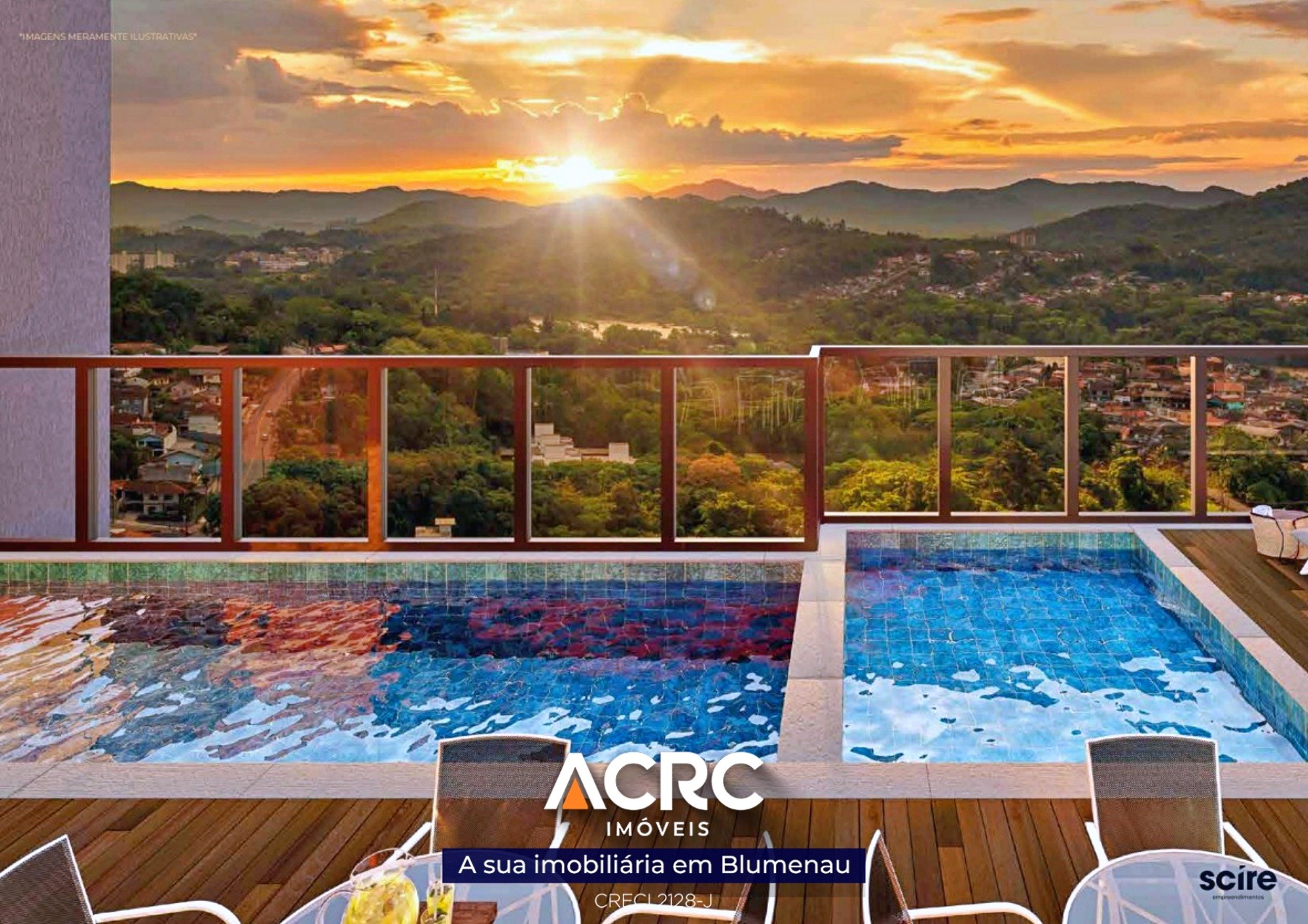 ACRC Imóveis - AP09498 - Apartamento em construção a Venda no Bairro Escola Agrícola em Blumenau — foto 3