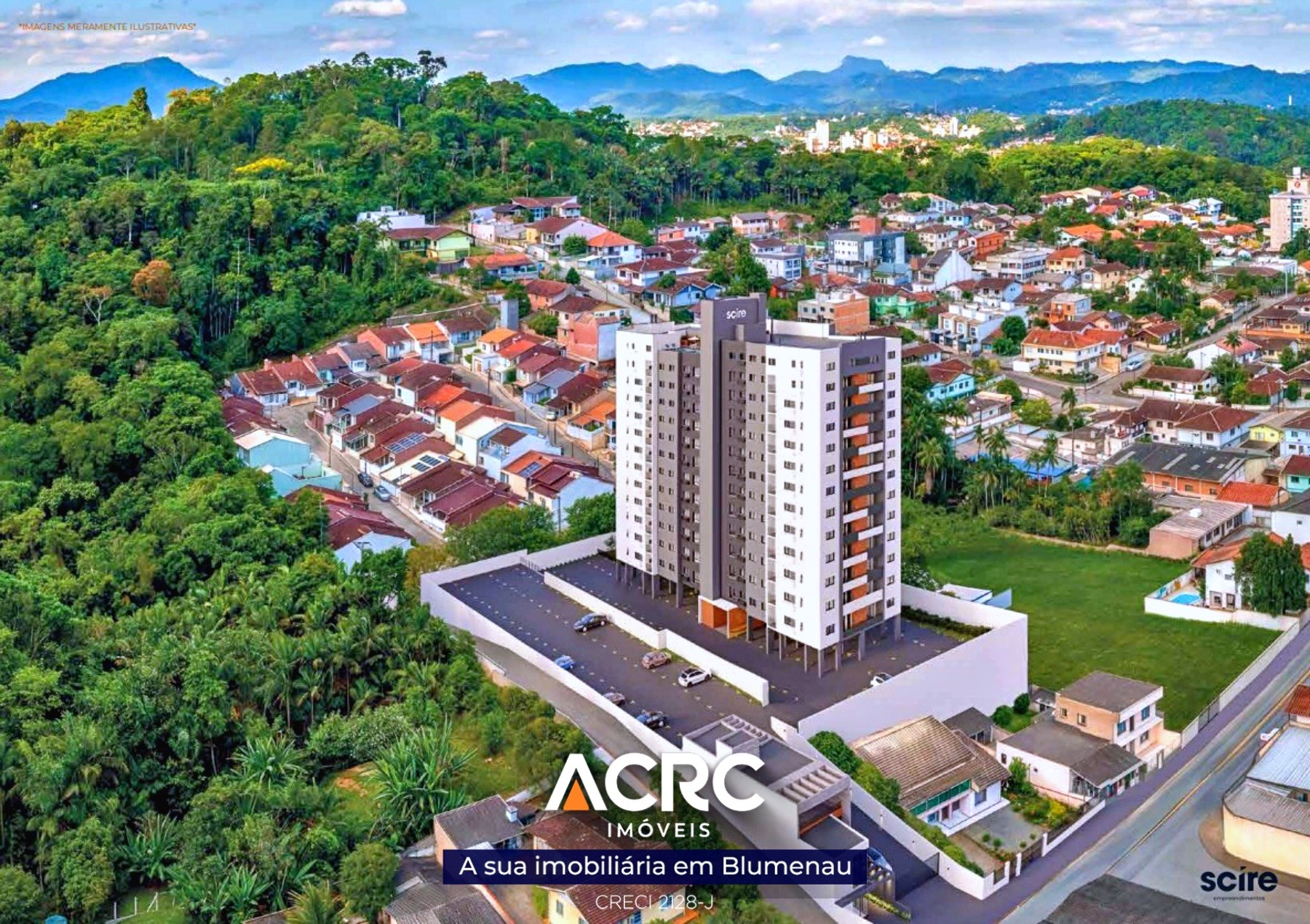 ACRC Imóveis - AP09498 - Apartamento em construção a Venda no Bairro Escola Agrícola em Blumenau — foto 4
