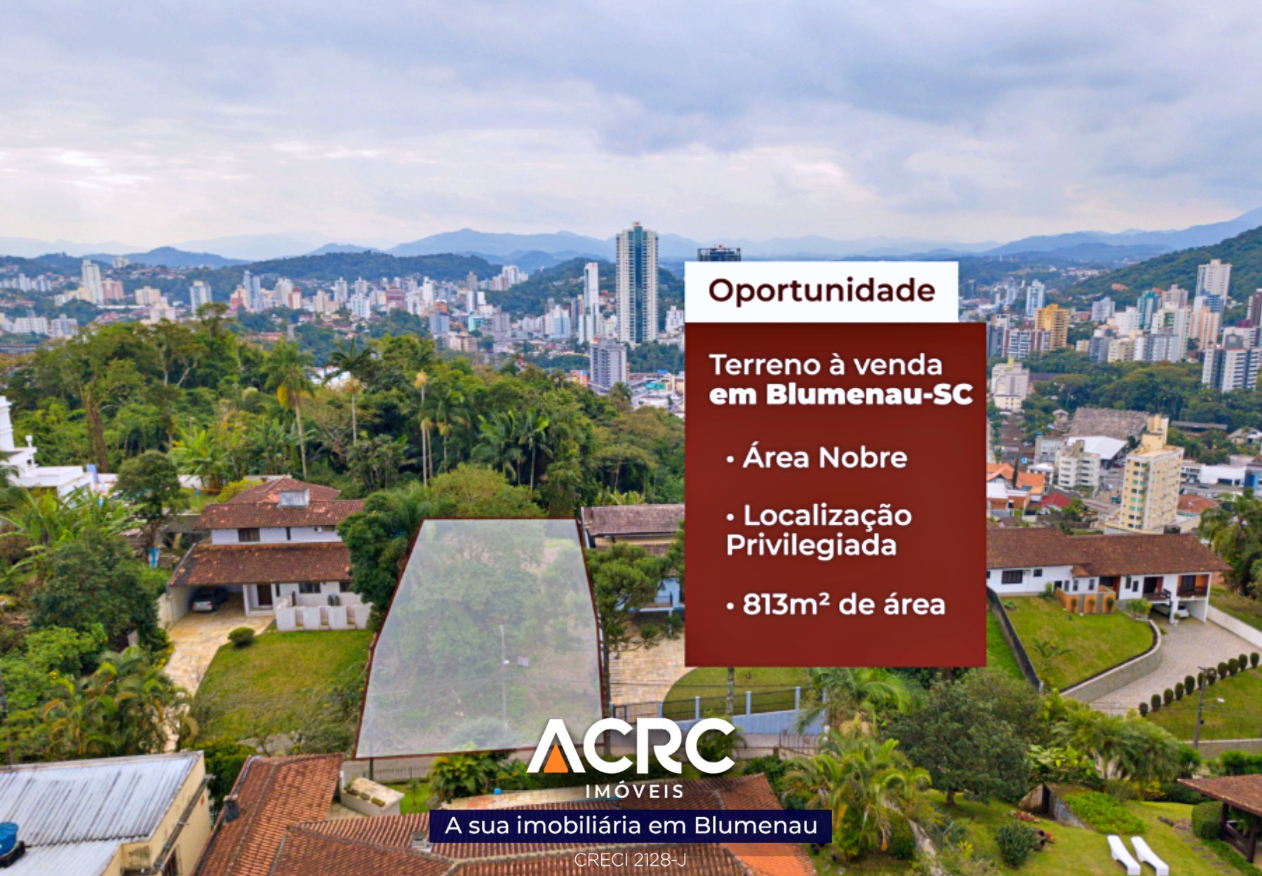 ACRC Imóveis - TE01262 - Terreno com um total de 813m a Venda no Bairro Centro - foto 1