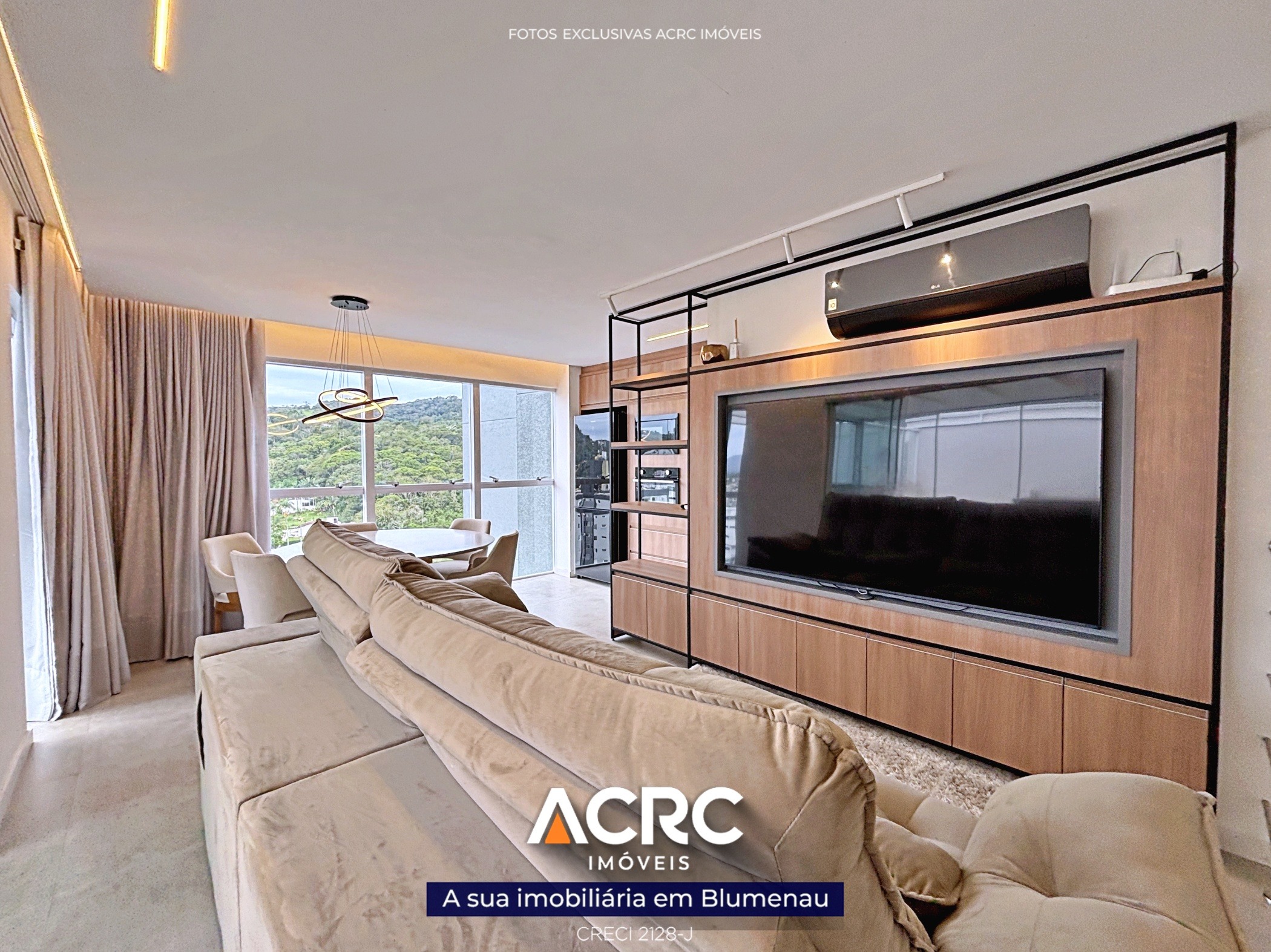 ACRC Imóveis - AP09359 - Cobertura duplex com terraço para Locação no Bairro Fortaleza em Blumenau — foto 4