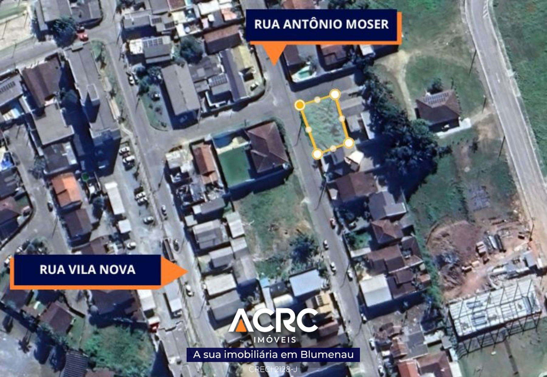 ACRC Imóveis - TE01275 - Terreno a Venda no Bairro Bela Vista em Gaspar/SC - foto 1
