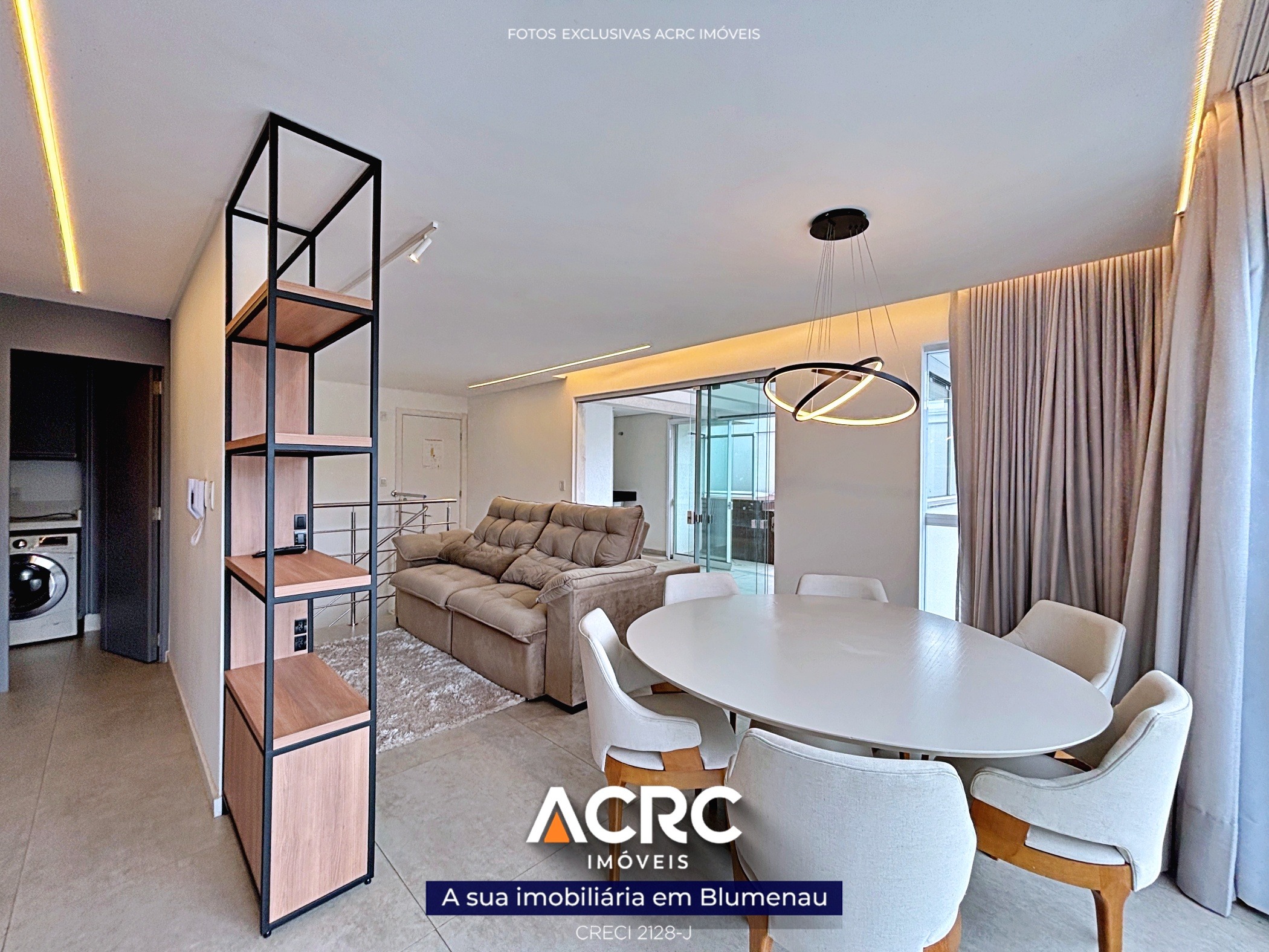 ACRC Imóveis - AP09359 - Cobertura duplex com terraço para Locação no Bairro Fortaleza em Blumenau — foto 6