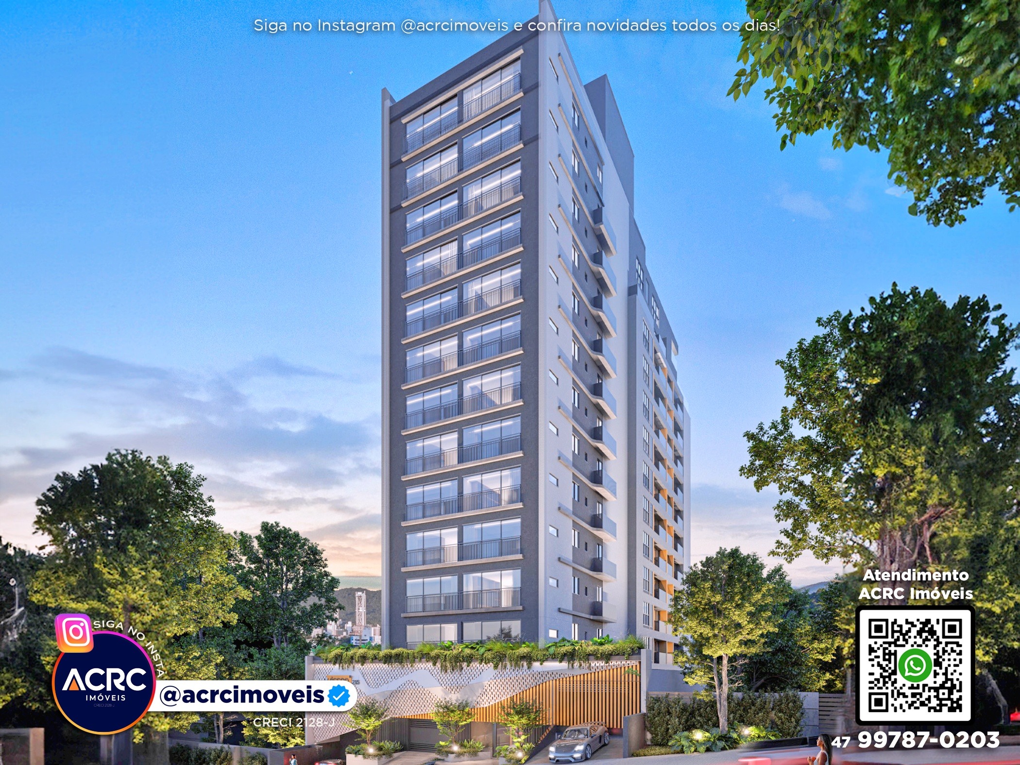 ACRC Imóveis - AP09676 - Lançamento Wissen a Venda no Itoupava Seca - foto 1