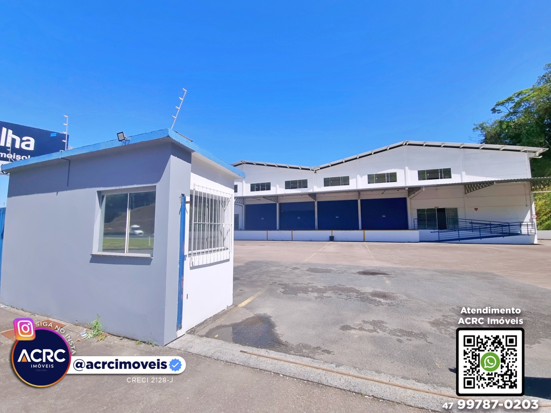 ACRC Imóveis - GL00408 - Galpão com acesso a BR 470 a Venda no Bairro Fortaleza em Blumenau — foto 3