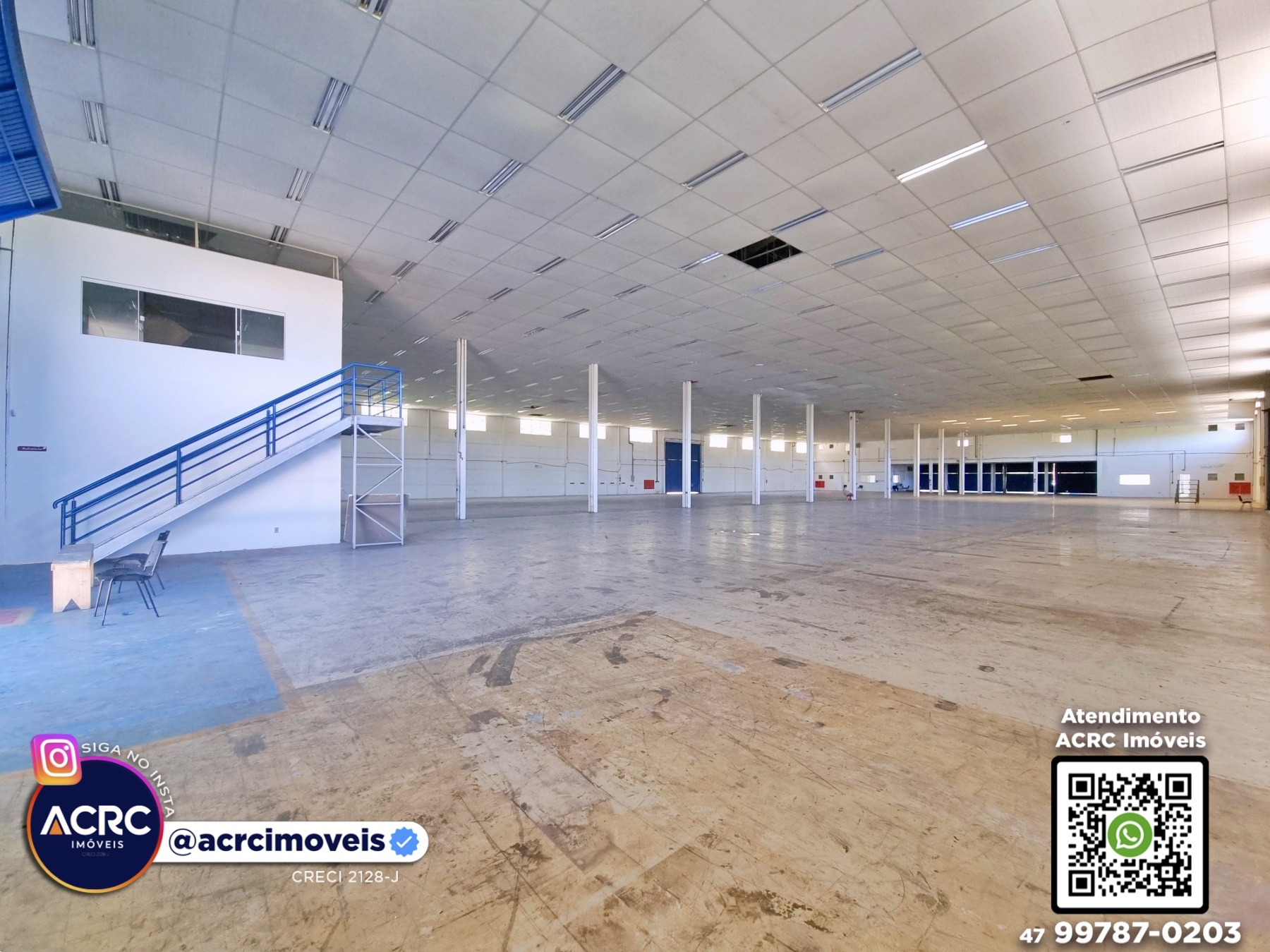 ACRC Imóveis - GL00408 - Galpão com acesso a BR 470 a Venda no Bairro Fortaleza em Blumenau — foto 4