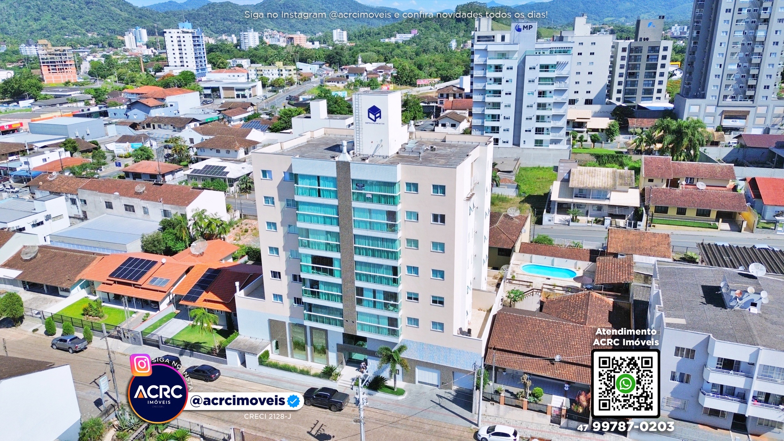 ACRC Imóveis - AP09761 - Apartamento a Venda no Bairro Nações em Indaial — foto 2