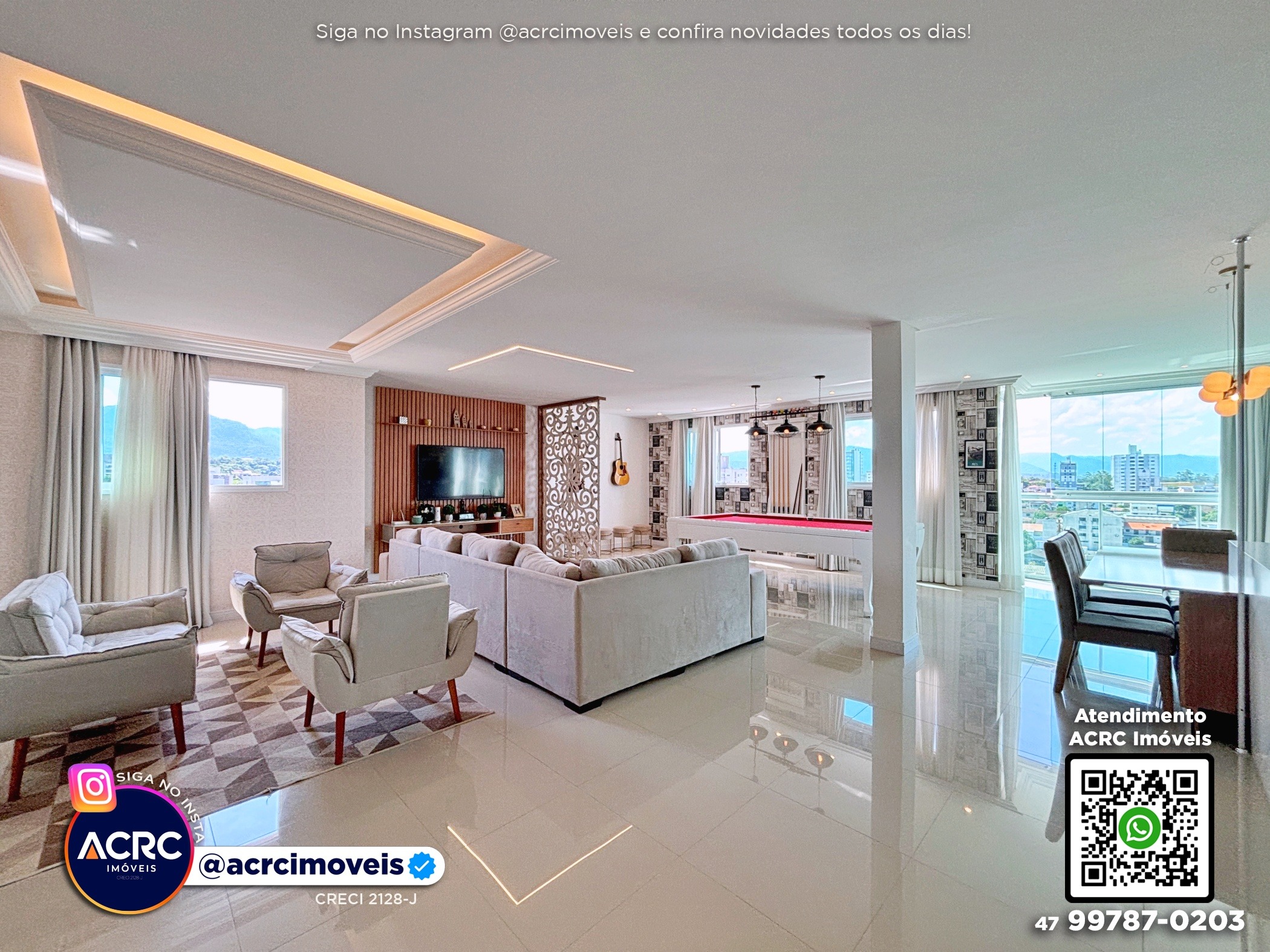 ACRC Imóveis - AP09761 - Apartamento a Venda no Bairro Nações em Indaial — foto 5