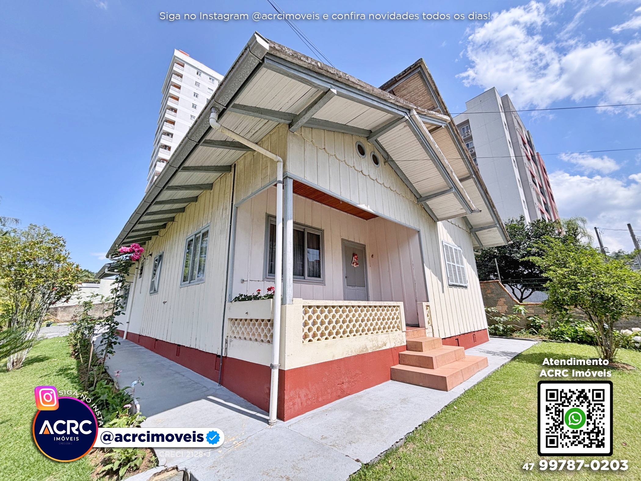 ACRC Imóveis - TE01292 - Terreno a Venda no Bairro Escola Agrícola em Blumenau - foto 1