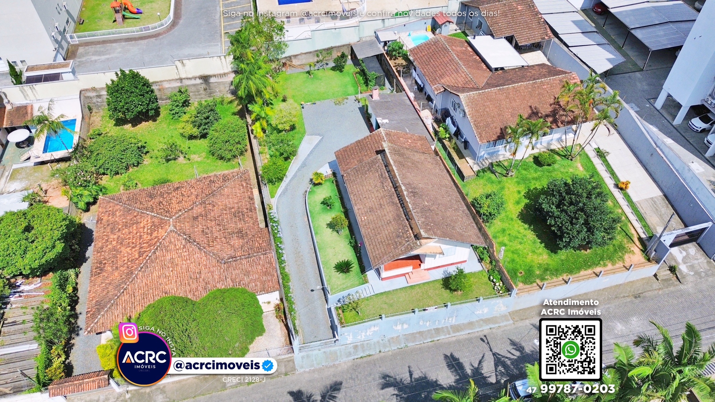 ACRC Imóveis - TE01292 - Terreno a Venda no Bairro Escola Agrícola em Blumenau — foto 2