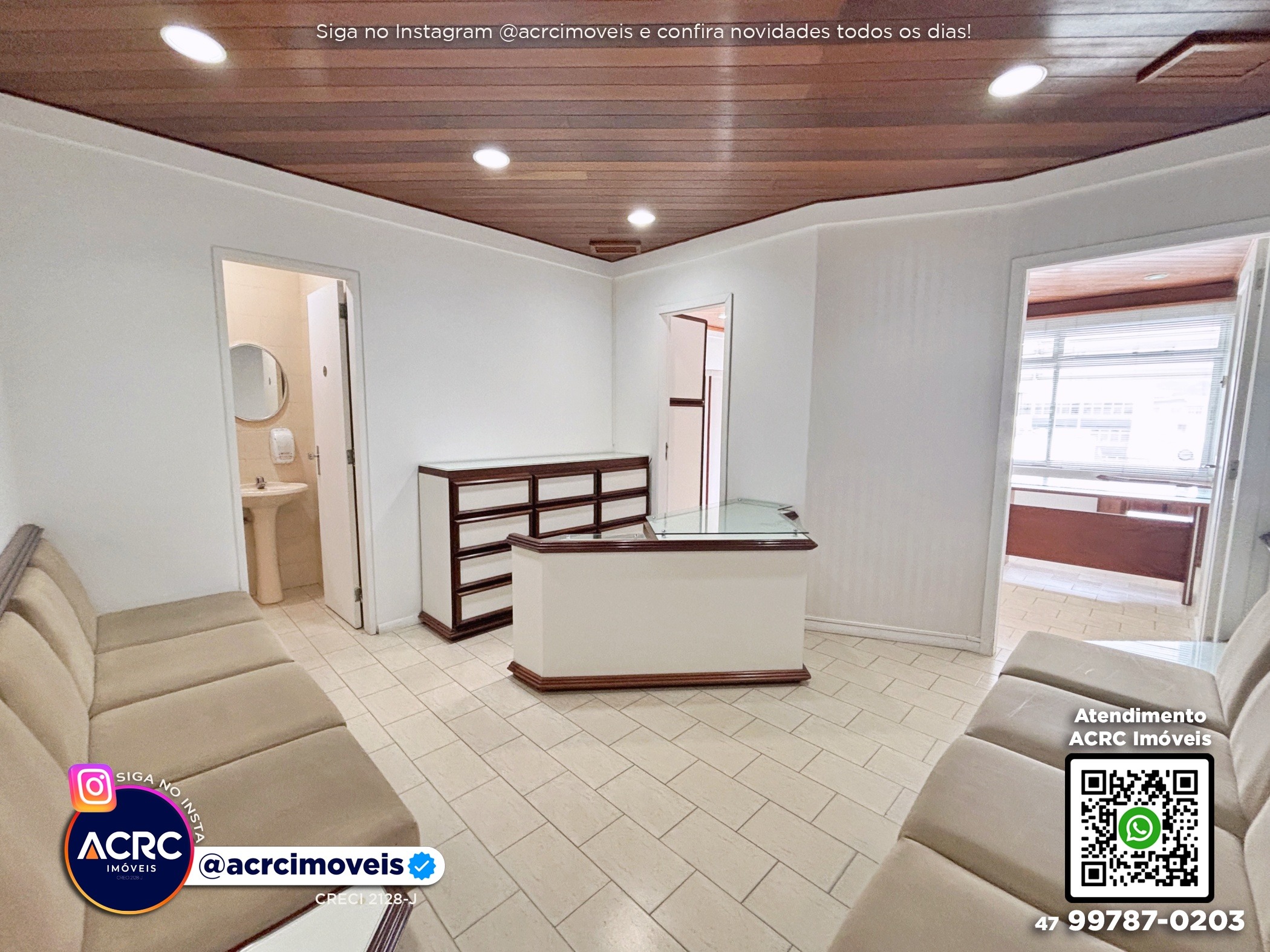 ACRC Imóveis - SA01329 - Sala Comercial a Venda no Bairro Centro em Blumenau - foto 1