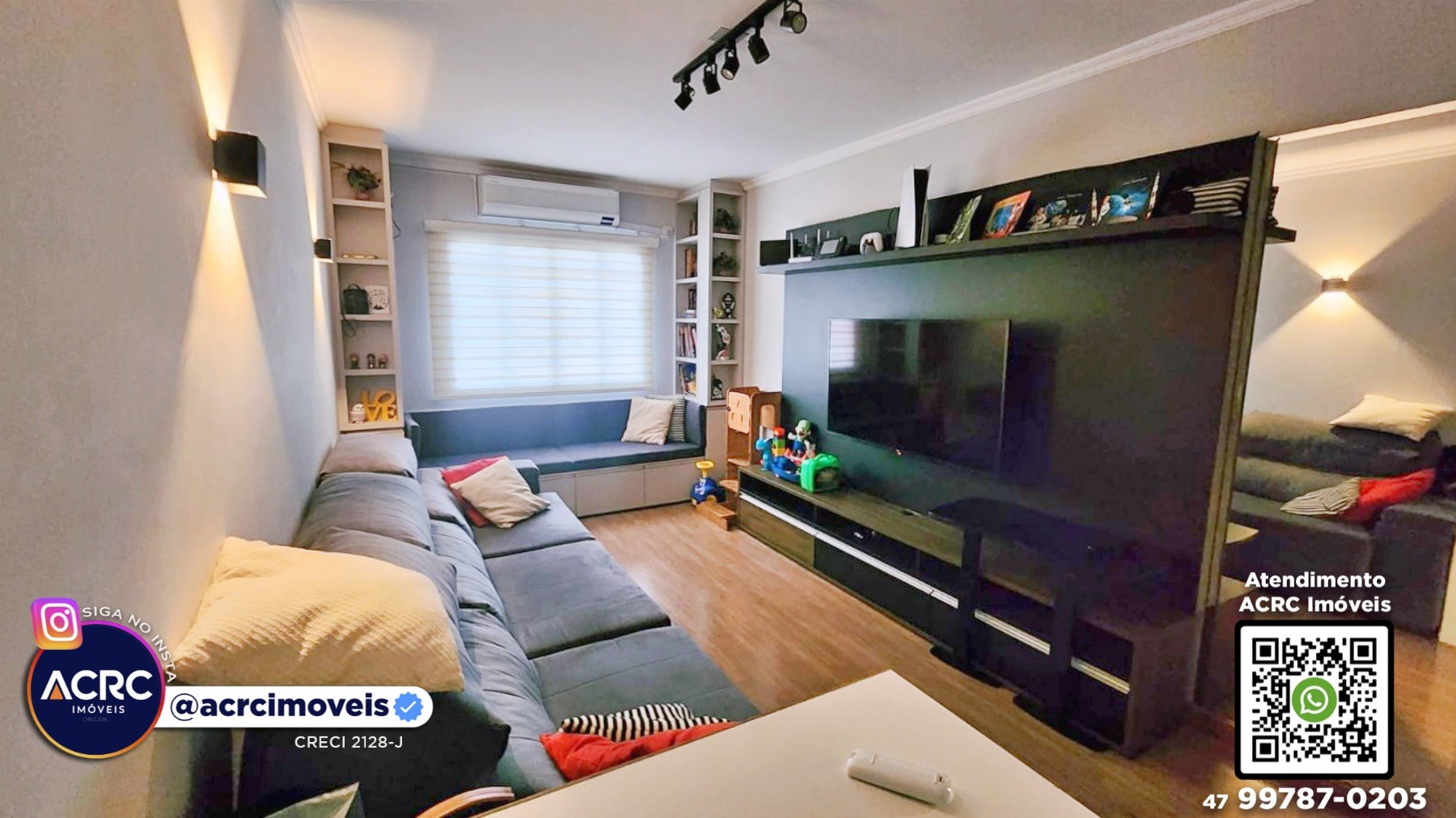 ACRC Imóveis - AP09733 - Apartamento a Venda no Bairro Água Verde em Blumenau - foto 1