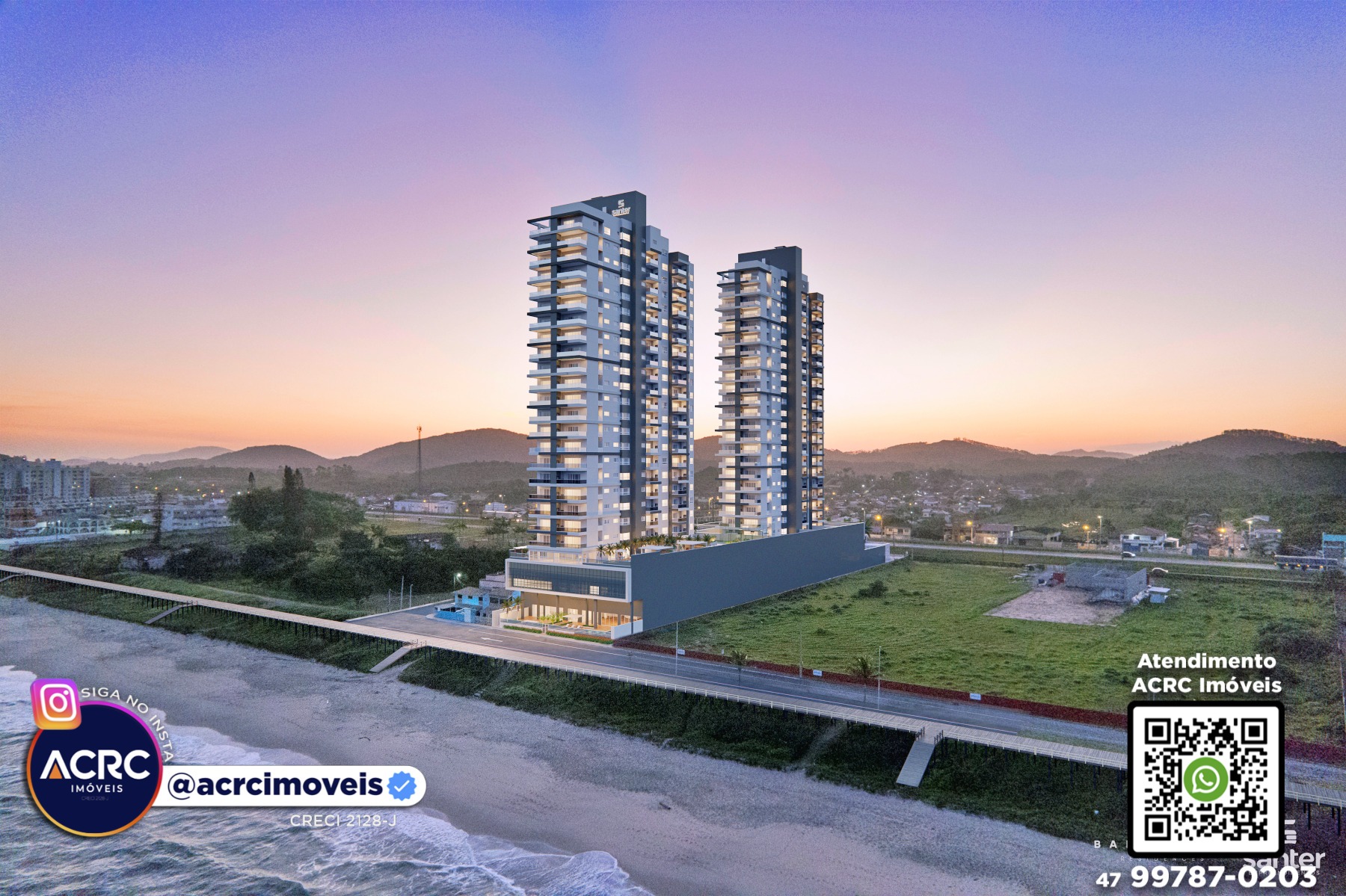 ACRC imóveis - AP09704 - Apartamento a Venda no Bairro Tabuleiro em Barra Velha — foto 6