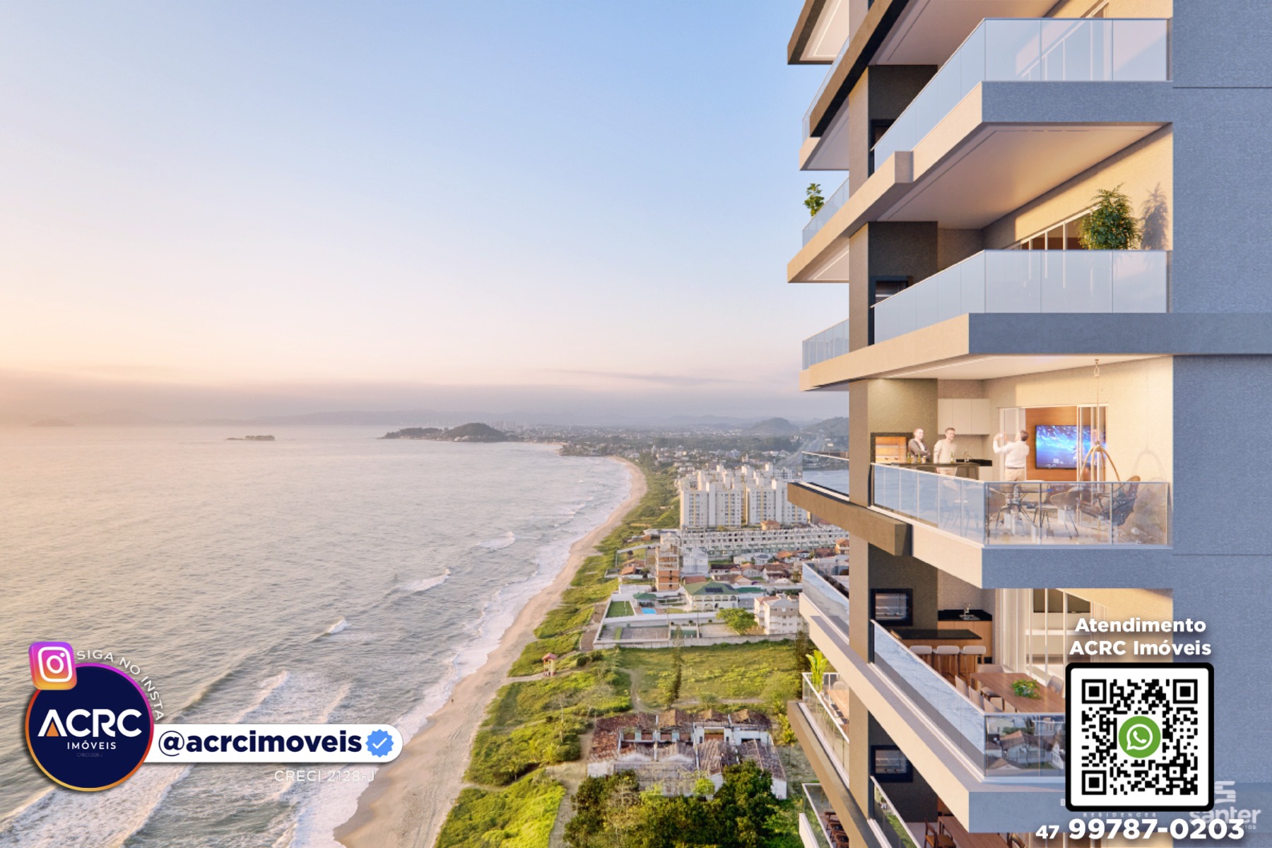 ACRC imóveis - AP09704 - Apartamento a Venda no Bairro Tabuleiro em Barra Velha — foto 7