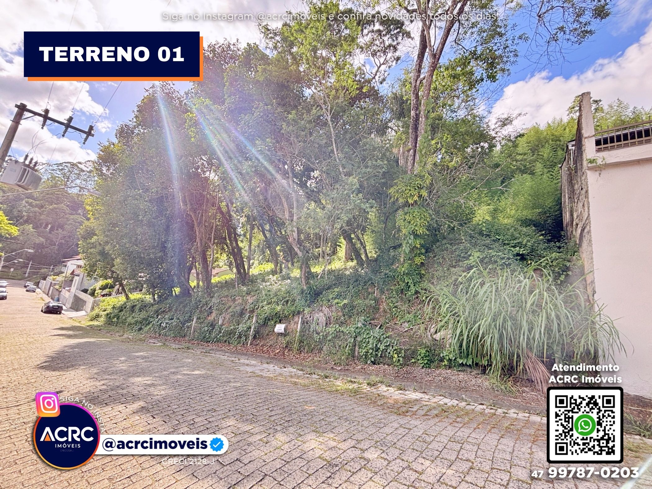 ACRC Imóveis - TE01290 - Terreno com um total de 375m a Venda no Bairro Garcia - foto 1