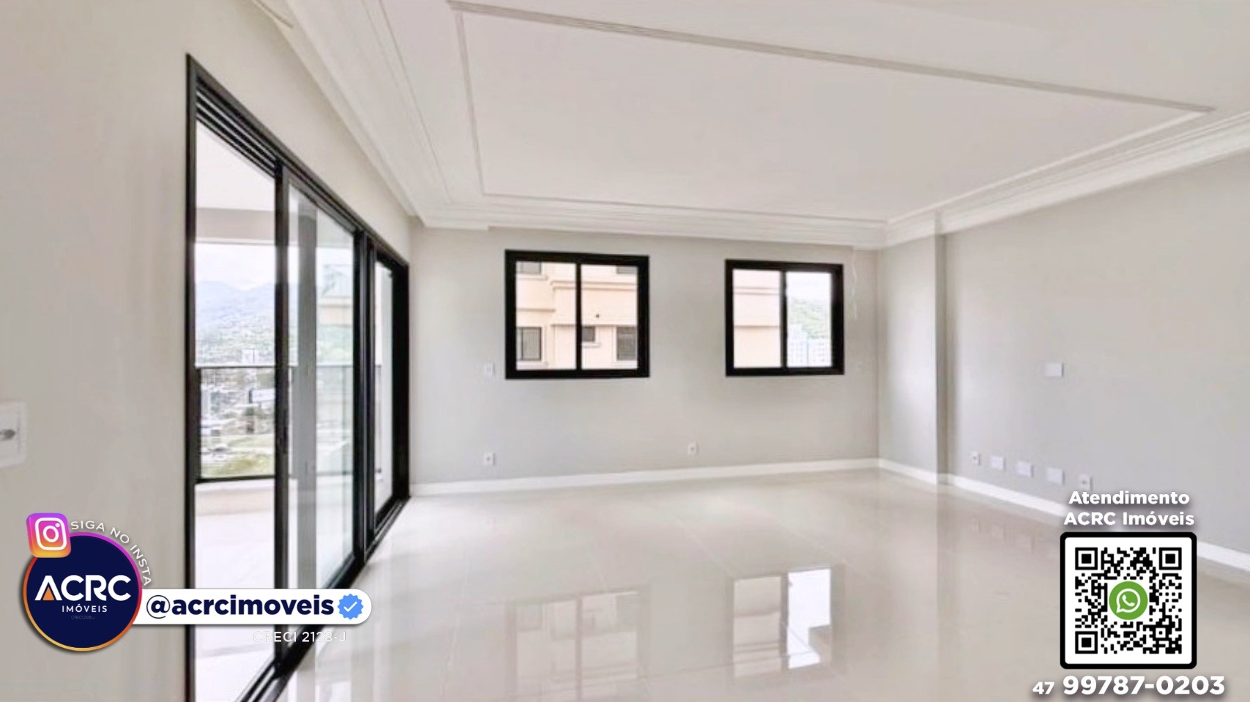 ACRC Imóveis - AP09732 - Apartamento no último andar a Venda no Bairro Centro em Itapema — foto 3