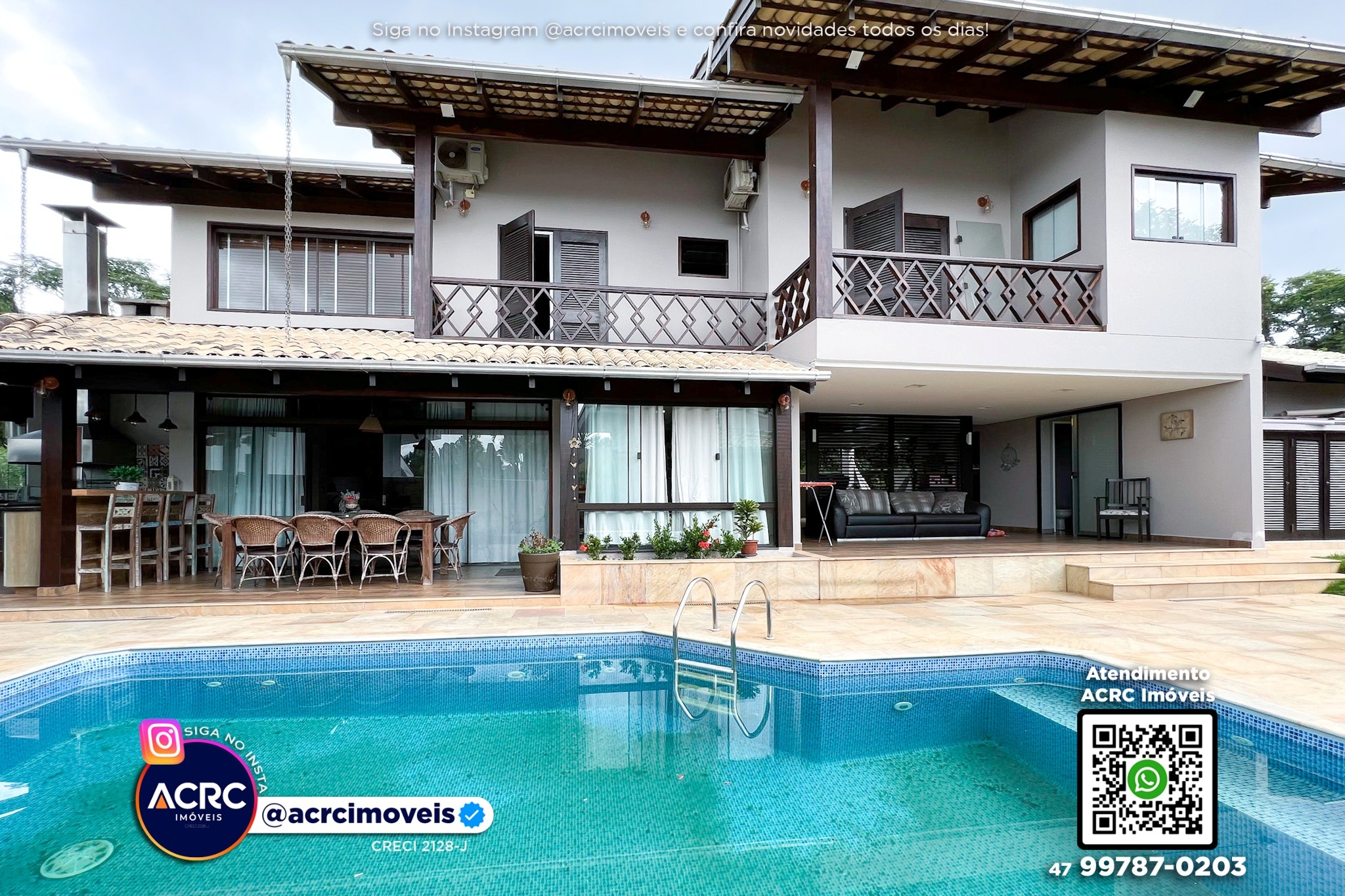 ACRC Imóveis - CA03621 - Casa de alto padrão a Venda no Bairro Itoupava Seca em Blumenau — foto 2