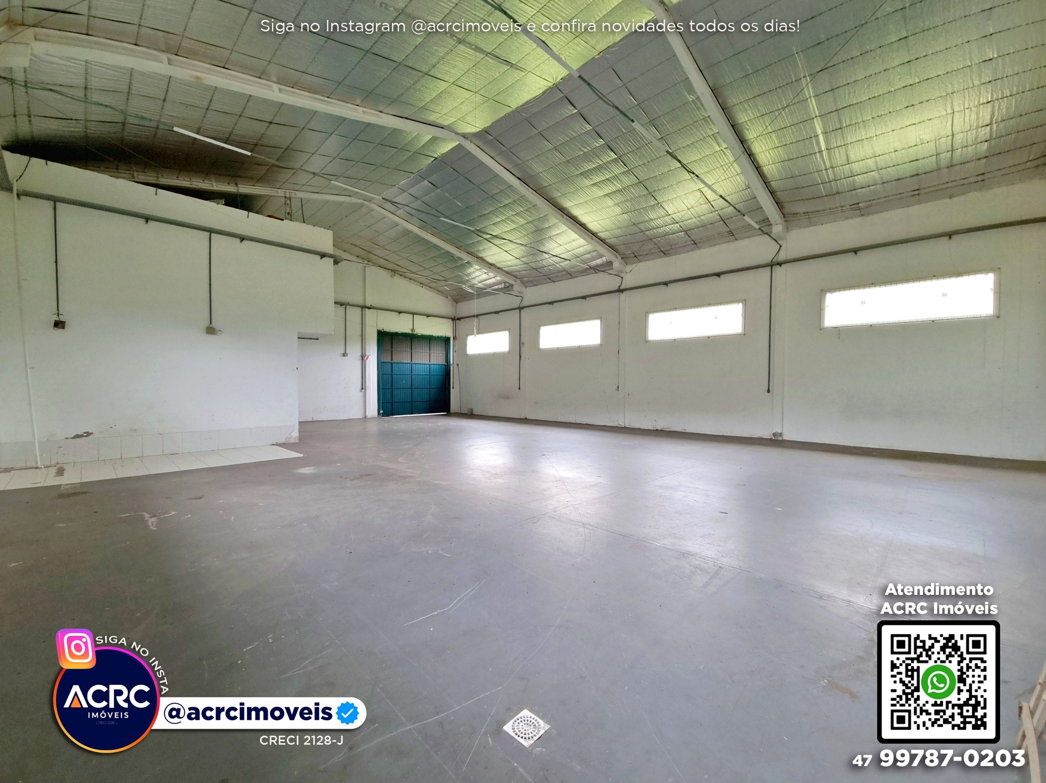 ACRC Imóveis - GL00418 - Galpão para Locação no Bairro Fidélis em Blumenau — foto 3