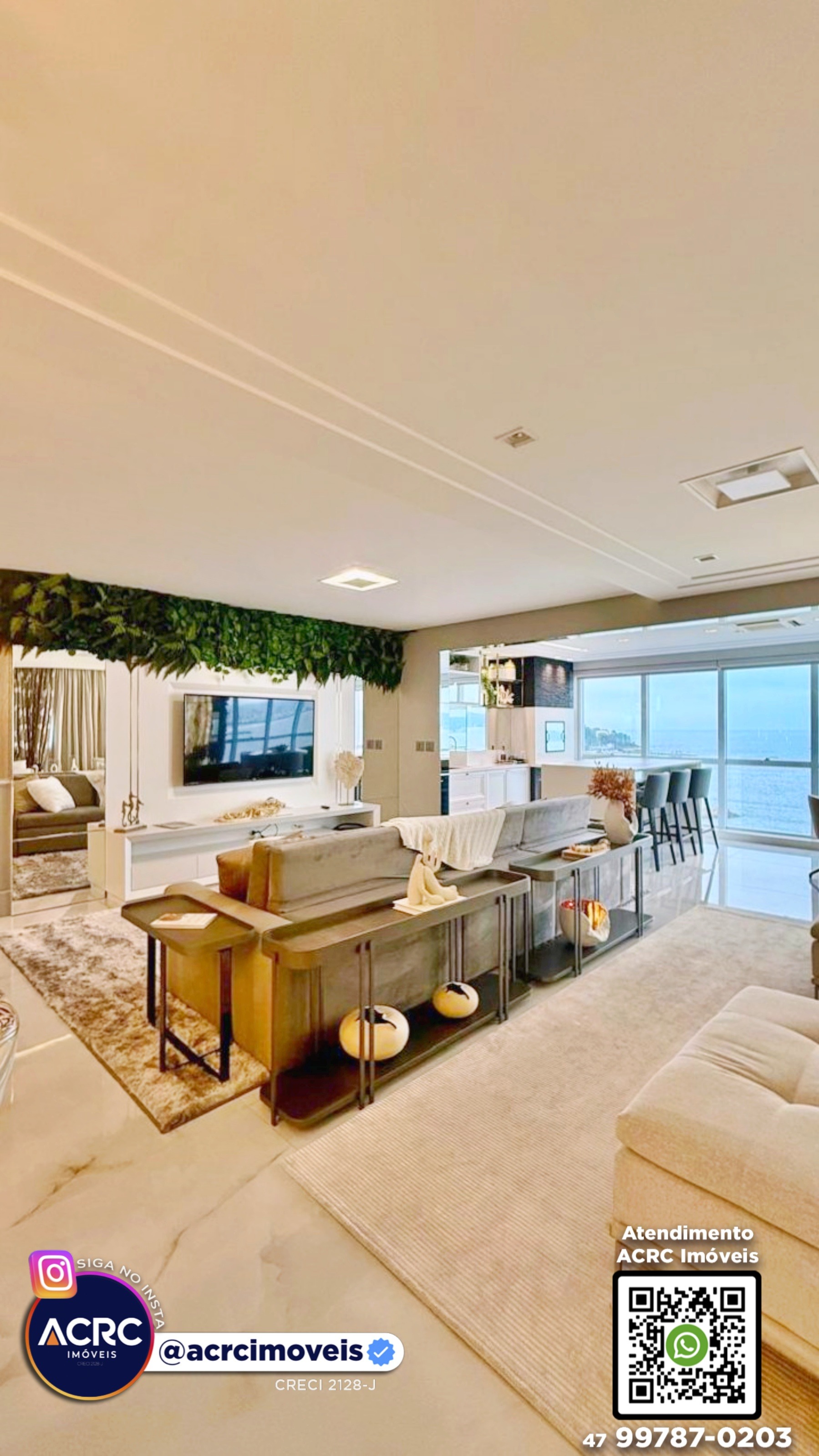 ACRC Imóveis - AP09789 - Apartamento beira mar a Venda no Bairro Centro em Itapema - foto 1