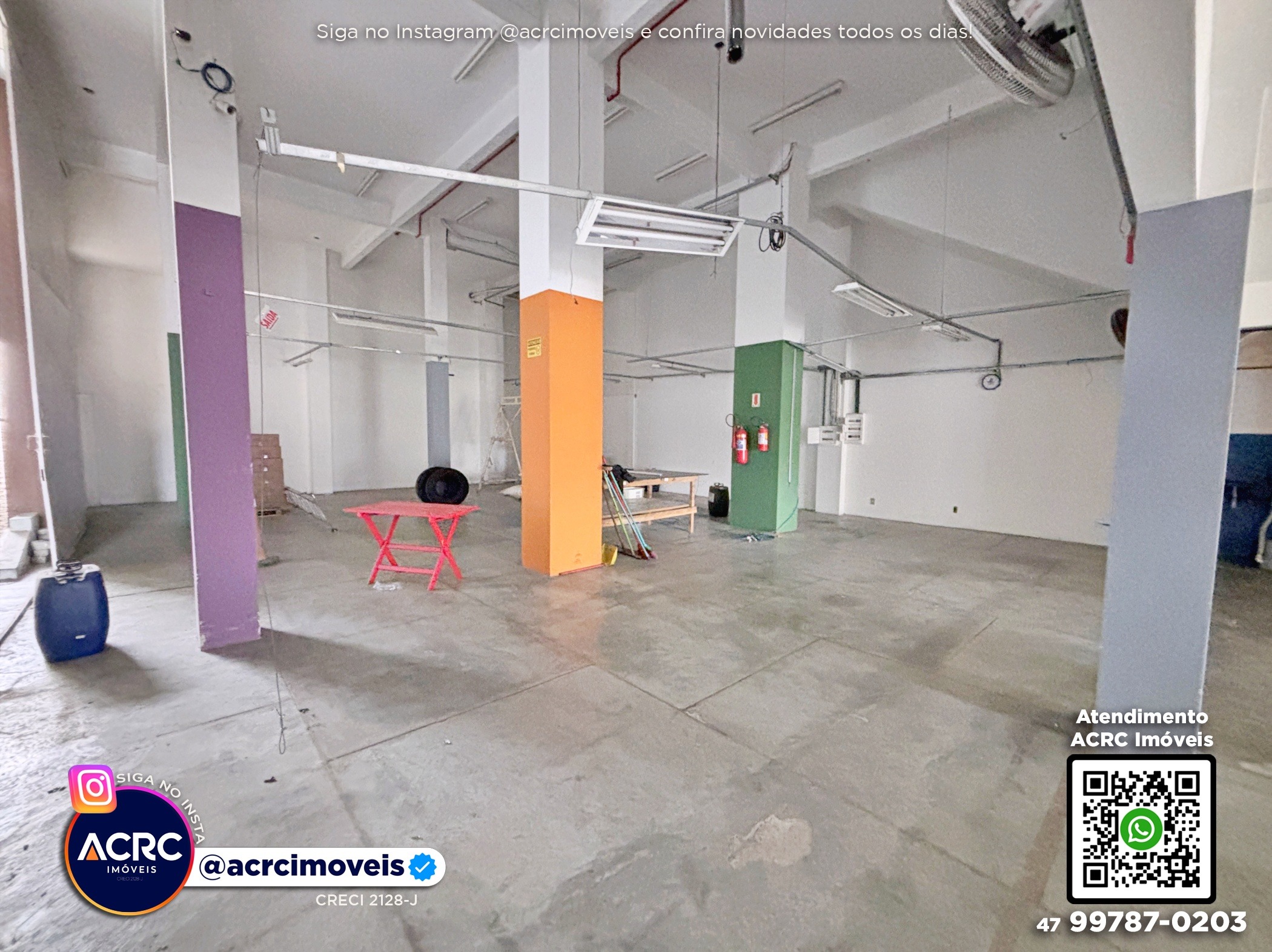 ACRC Imóveis - GL00417 - Galpão para Locação no Bairro Água Verde em Blumenau — foto 3