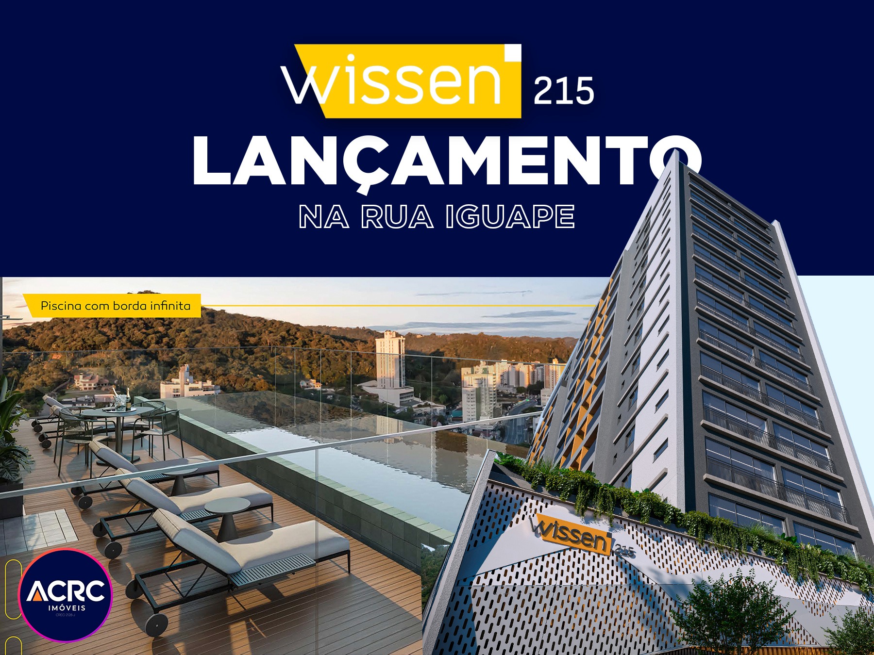 ACRC Imóveis - AP09818 - Lançamento Wissen a Venda no Itoupava Seca em Blumenau - foto 1