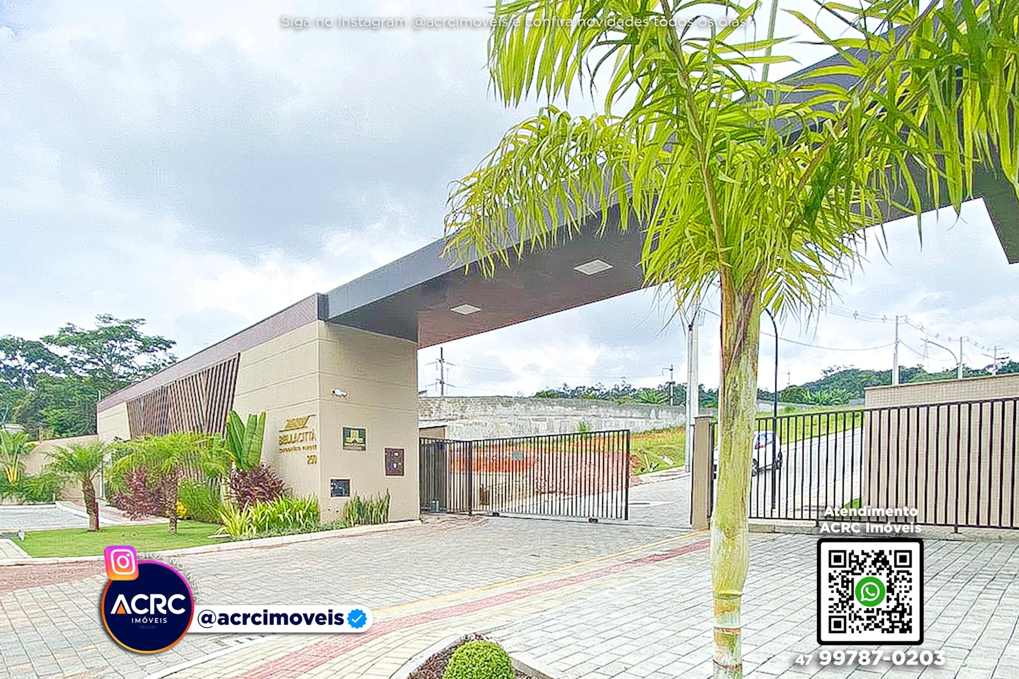 ACRC Imóveis - TE01322 - Terreno a Venda em condomínio fechado no Bairro Velha em Blumenau - foto 1