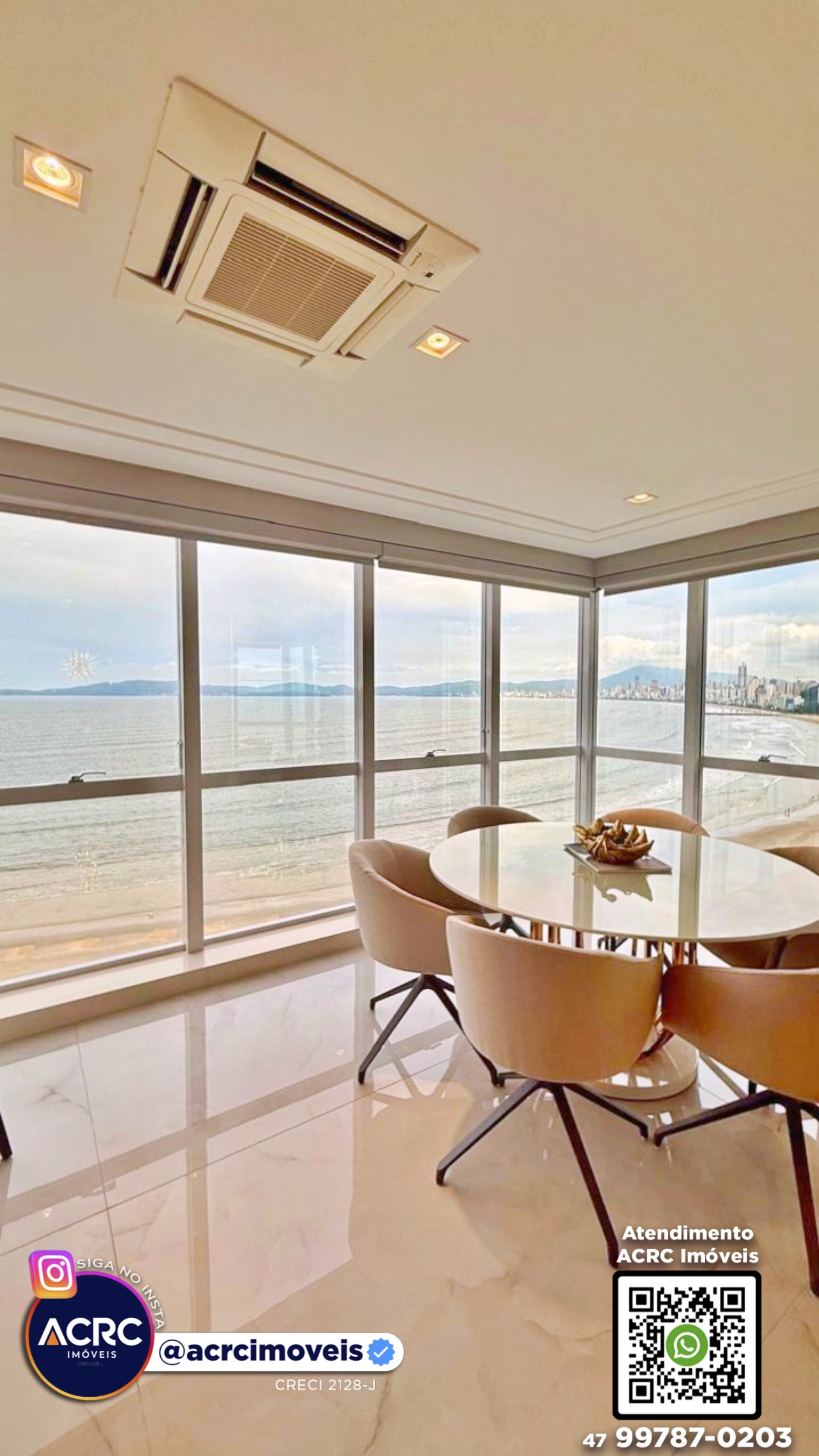 ACRC Imóveis - AP09789 - Apartamento beira mar a Venda no Bairro Centro em Itapema — foto 3