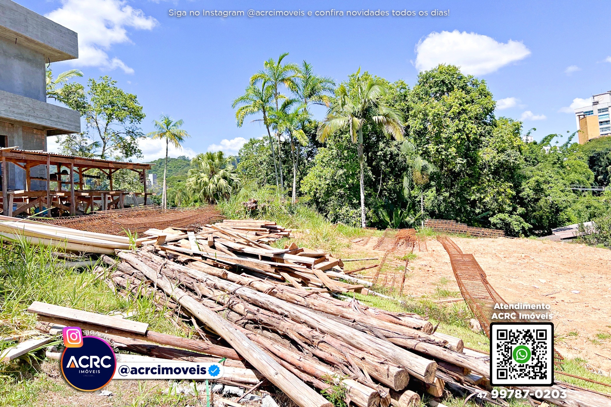 ACRC Imóveis - TE01322 - Terreno a Venda em condomínio fechado no Bairro Velha em Blumenau — foto 3