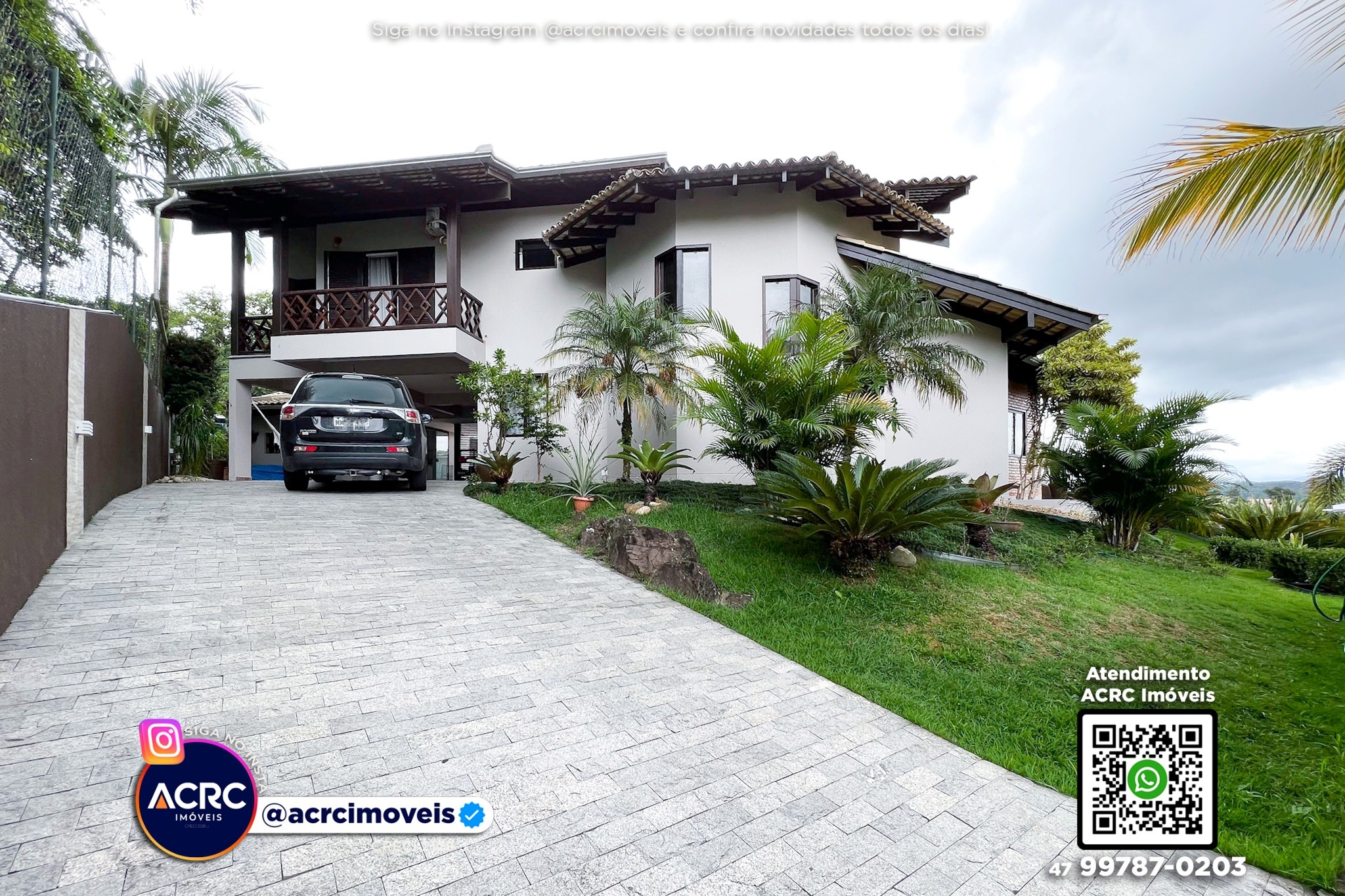 ACRC Imóveis - CA03621 - Casa de alto padrão a Venda no Bairro Itoupava Seca em Blumenau - foto 1