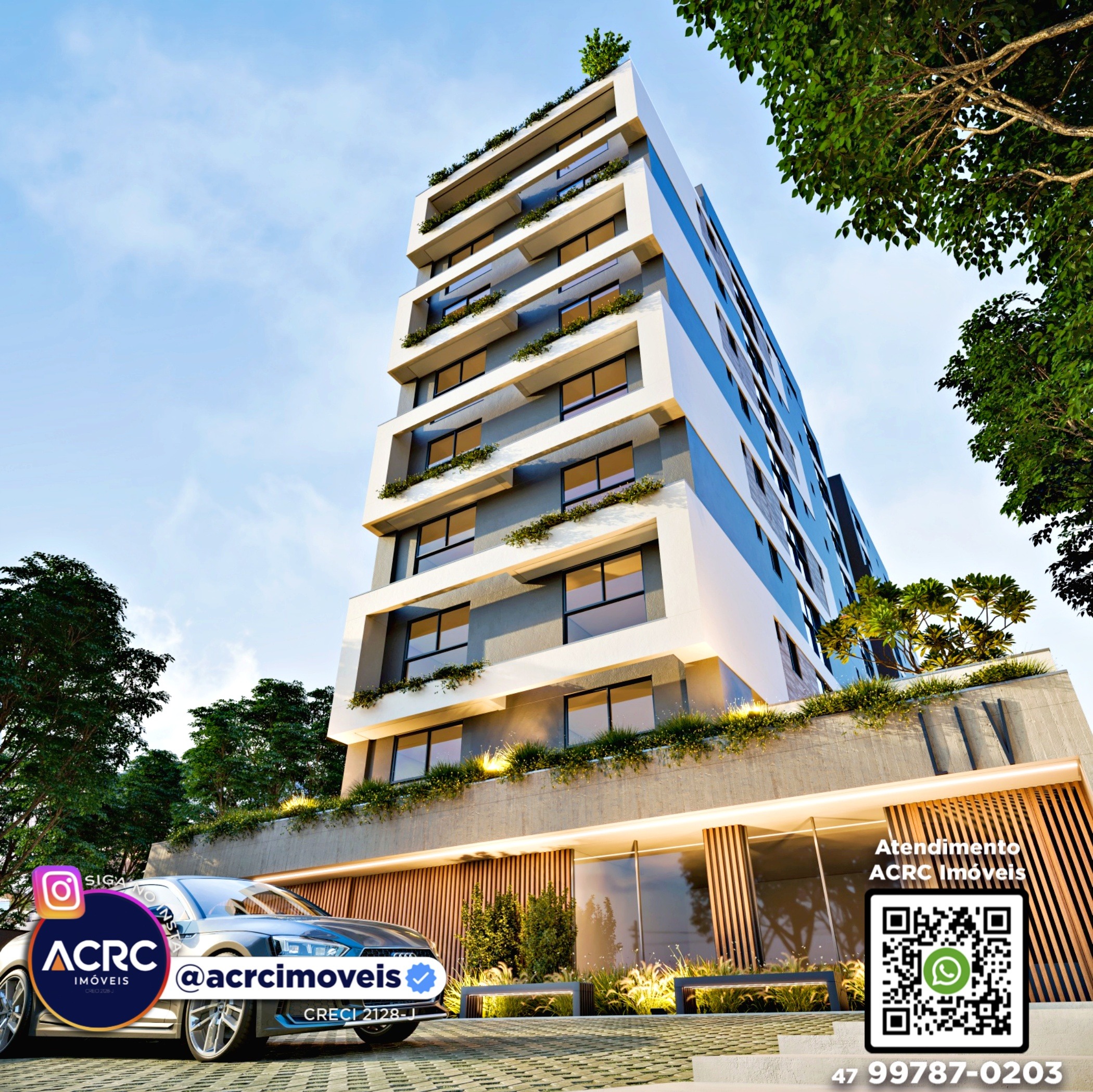 ACRC Imóveis - AP099221 - Loft de alto padrão em construção a Venda no Bairro Itoupava Seca em Blumenau - foto 1