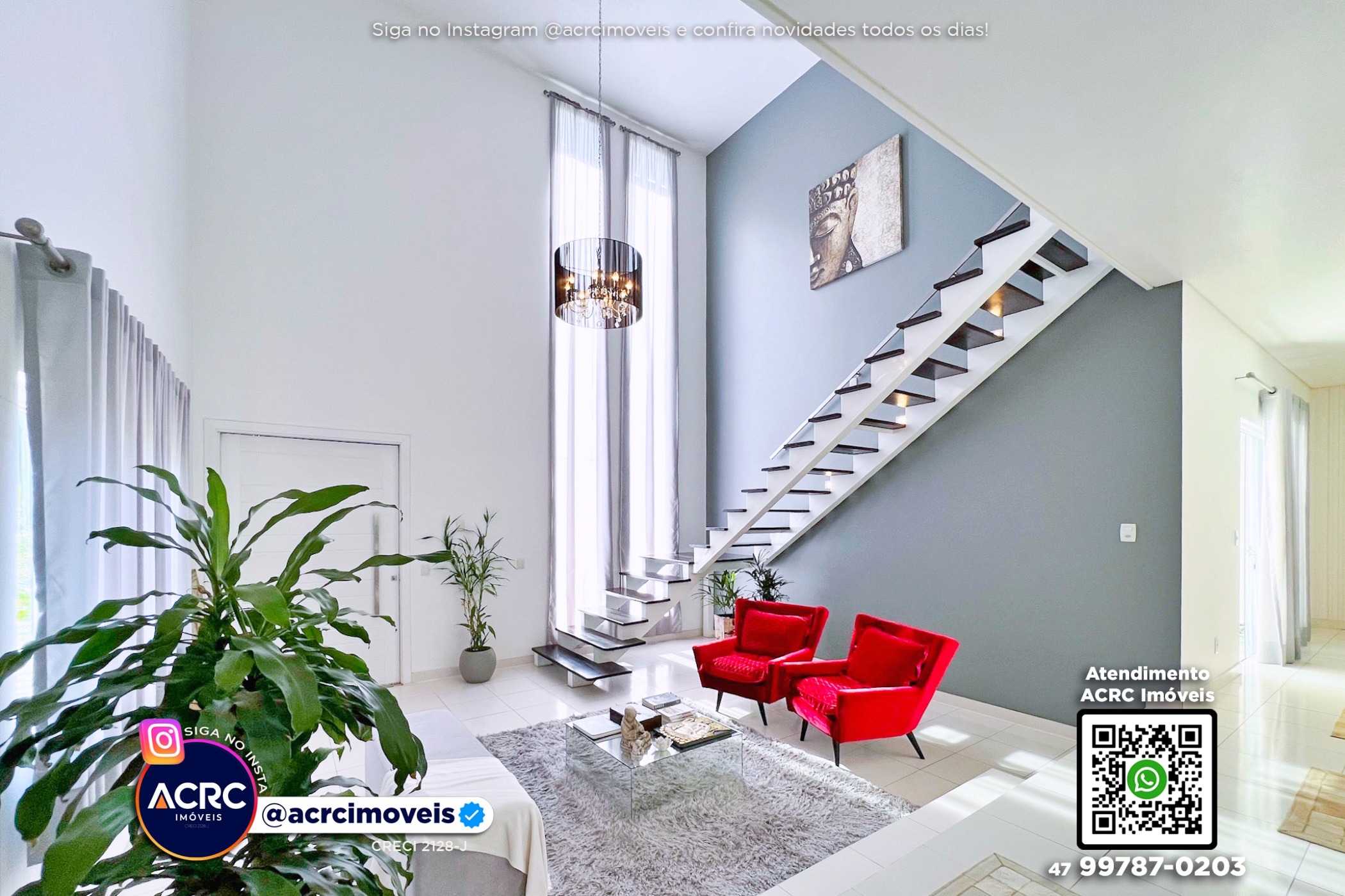 ACRC Imóveis - CA03632 - Casa de alto padrão a Venda no Bairro Escola Agrícola em Blumenau — foto 7