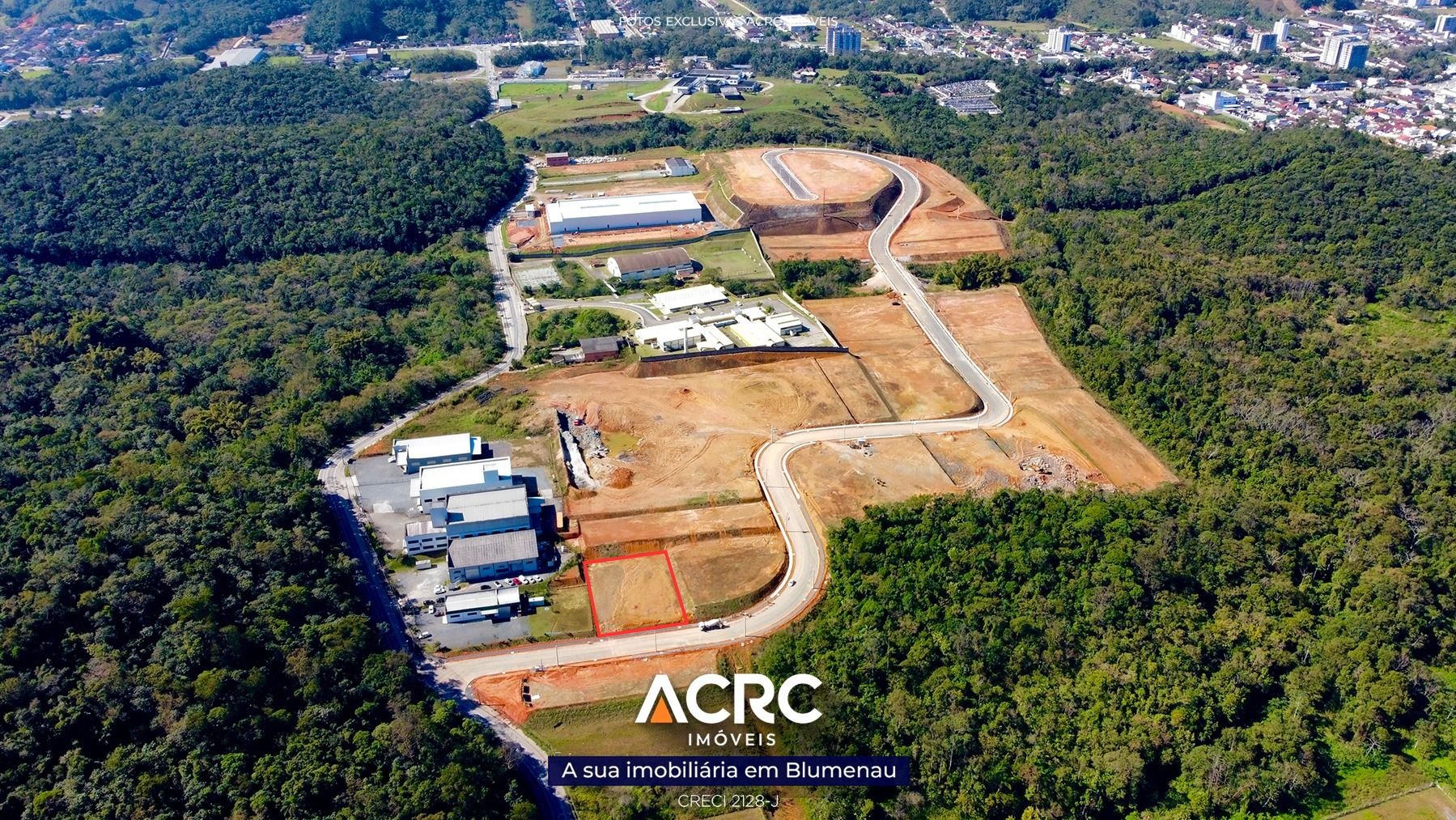 ARC Imóveis - TE01307 - Lote industrial a Venda no Bairro Itoupava Central - foto 1