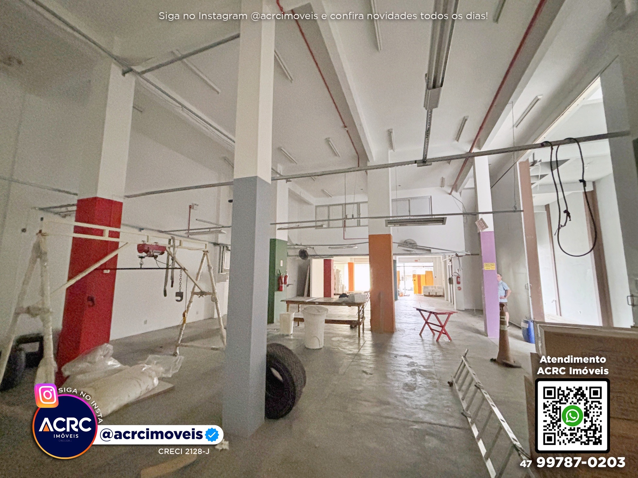 ACRC Imóveis - GL00417 - Galpão para Locação no Bairro Água Verde em Blumenau — foto 4