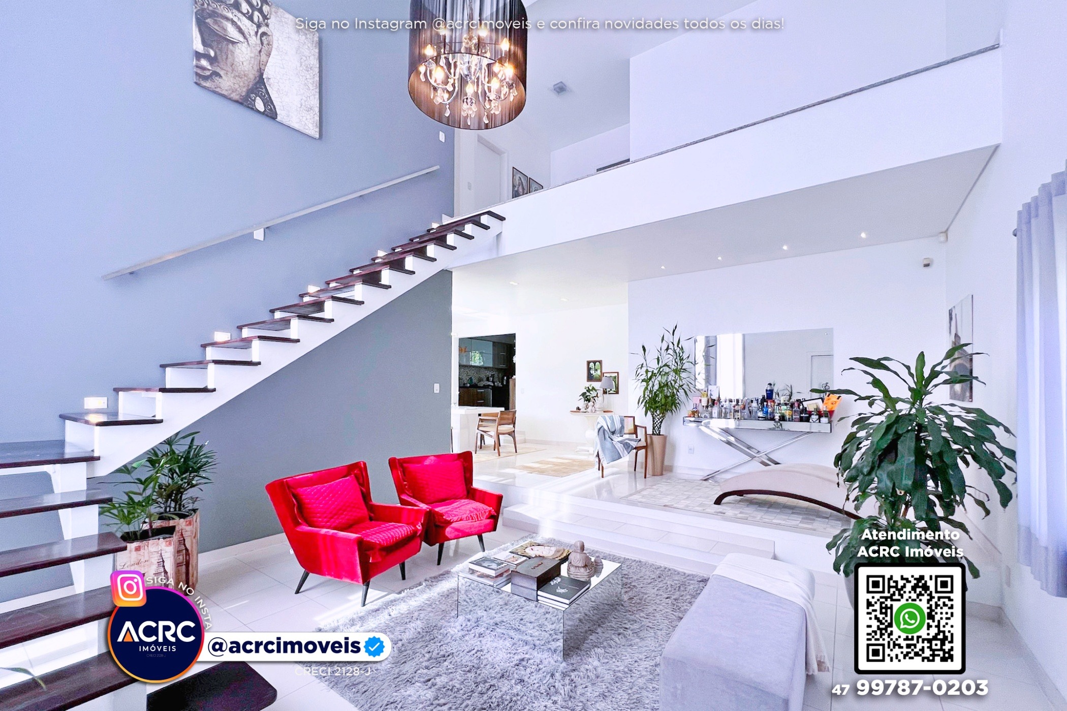 ACRC Imóveis - CA03632 - Casa de alto padrão a Venda no Bairro Escola Agrícola em Blumenau — foto 6