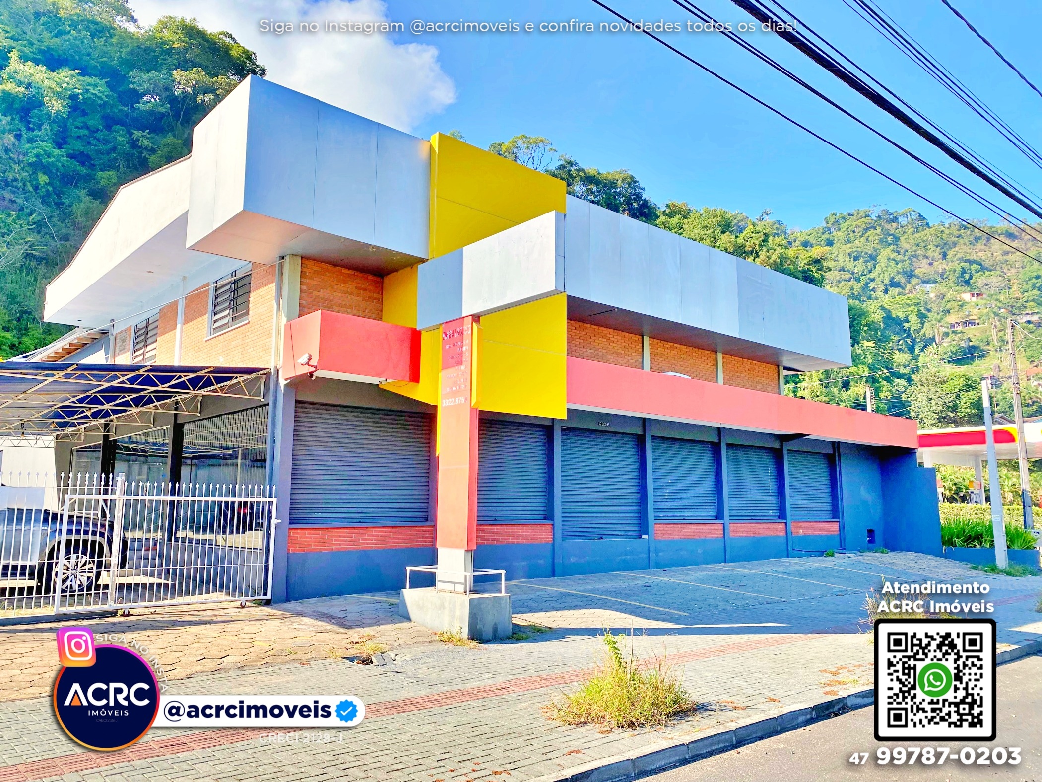 ACRC Imóveis - GL00415 - Galpão para Locação no Bairro Ponta Aguda em Blumenau - foto 1