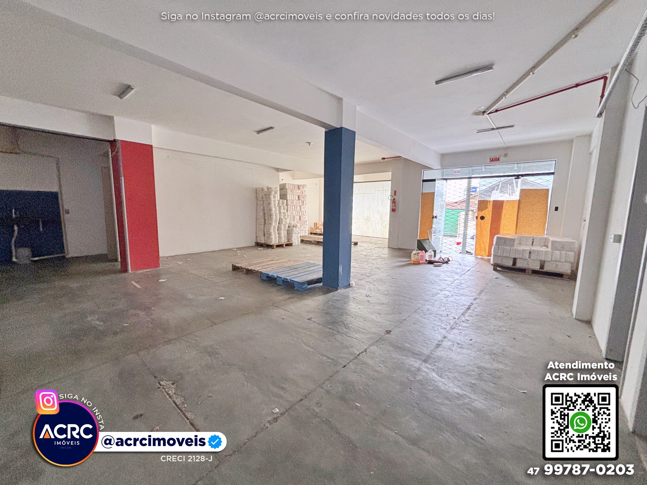 ACRC Imóveis - GL00417 - Galpão para Locação no Bairro Água Verde em Blumenau — foto 6