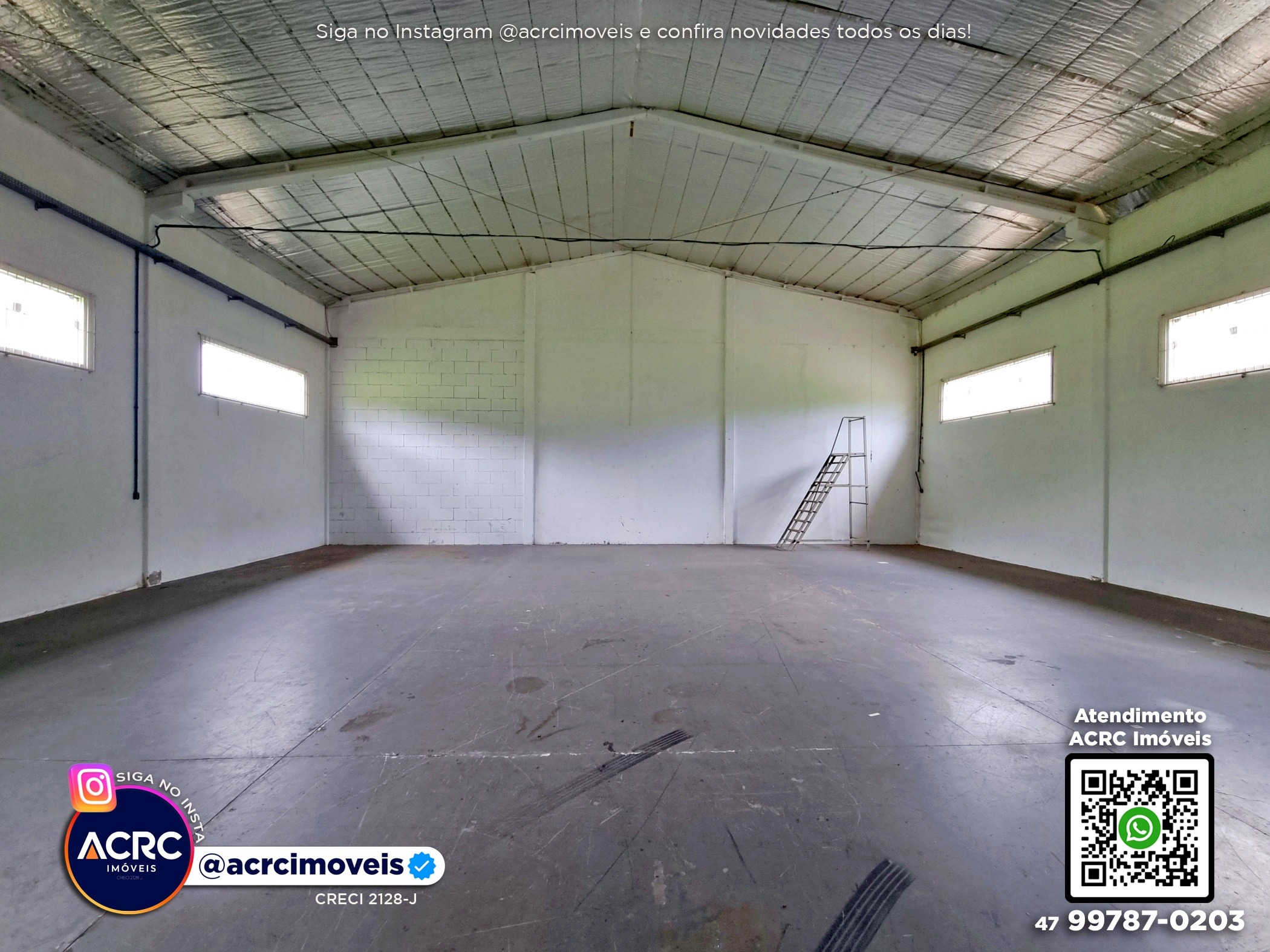 ACRC Imóveis - GL00418 - Galpão para Locação no Bairro Fidélis em Blumenau — foto 5
