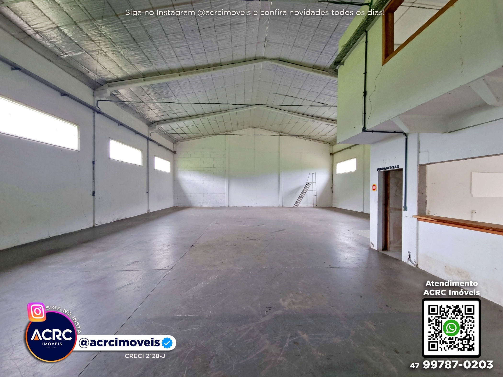 ACRC Imóveis - GL00418 - Galpão para Locação no Bairro Fidélis em Blumenau — foto 6